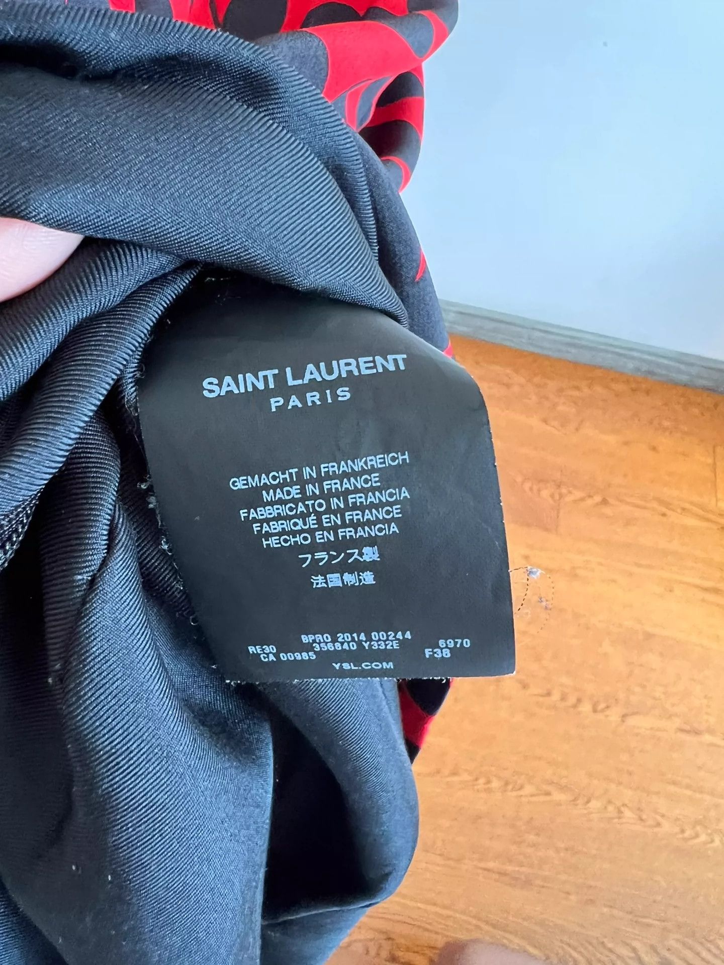 Saint Laurent Paris Saint Laurent Paris Love Dress Size US 38 / EU 54 - 4 Thumbnail