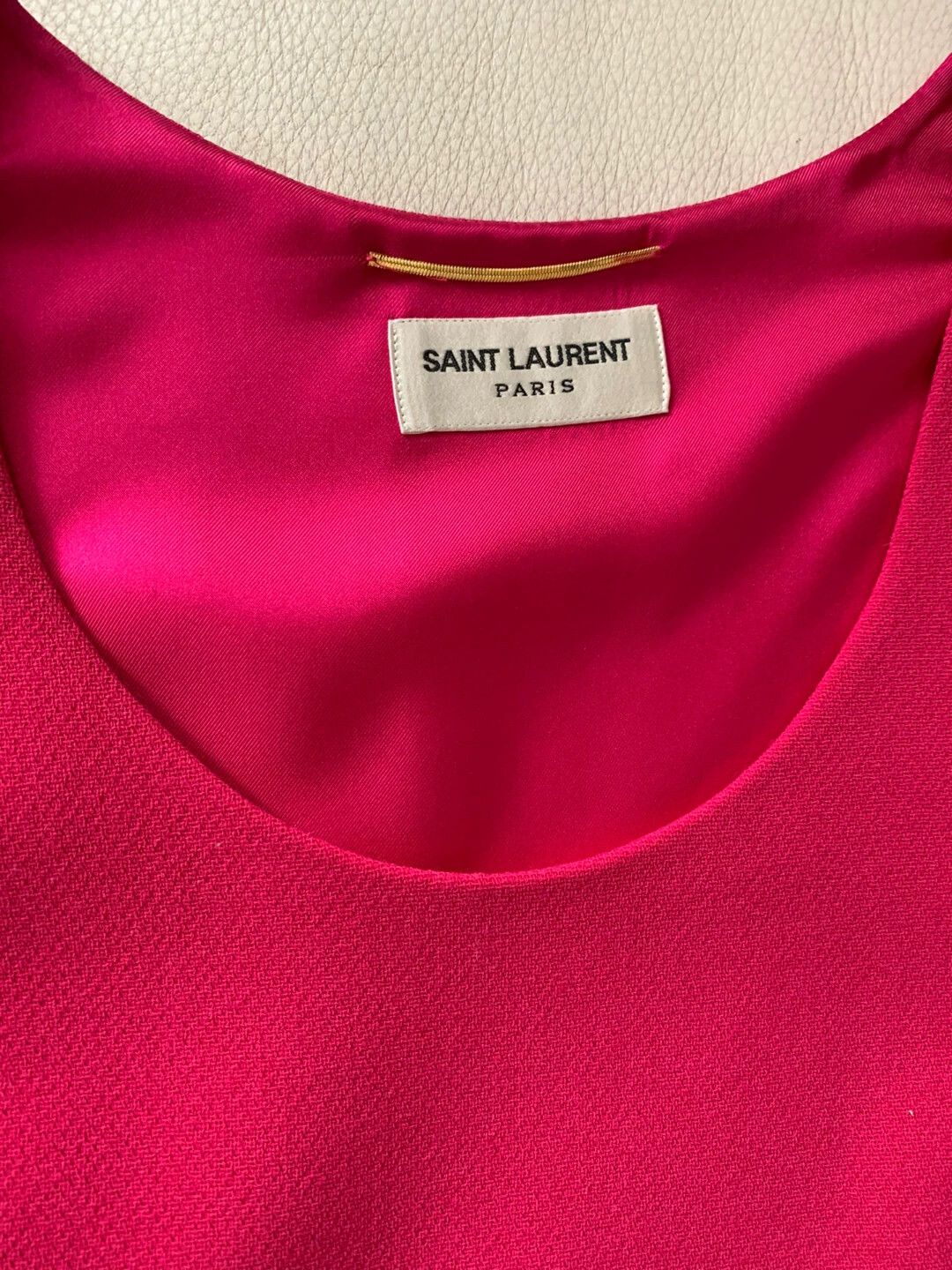 Saint Laurent Paris Saint Laurent Paris Color blocked sleeveless dress Size US 34 / EU 50 - 2 Thumbnail