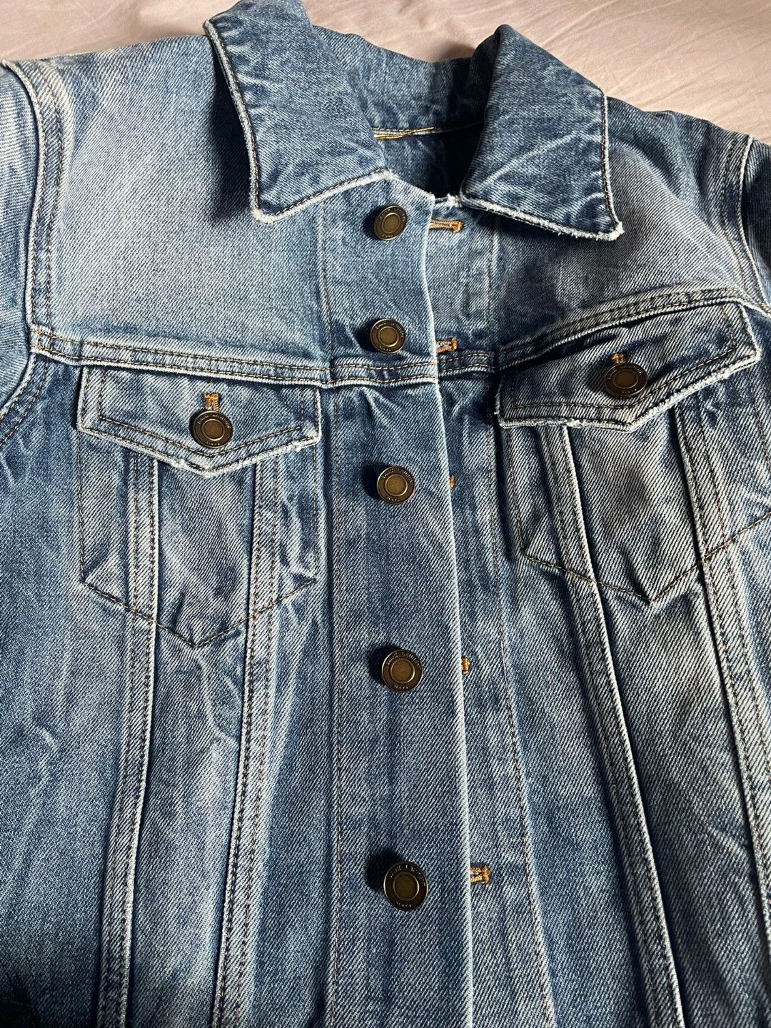 Saint Laurent Paris Saint Laurent Paris Short denim jacket Size US XS / EU 42 / 0 - 2 Thumbnail