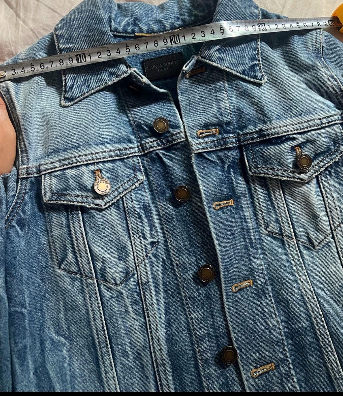 Saint Laurent Paris Saint Laurent Paris Short denim jacket Size US XS / EU 42 / 0 - 7 Thumbnail