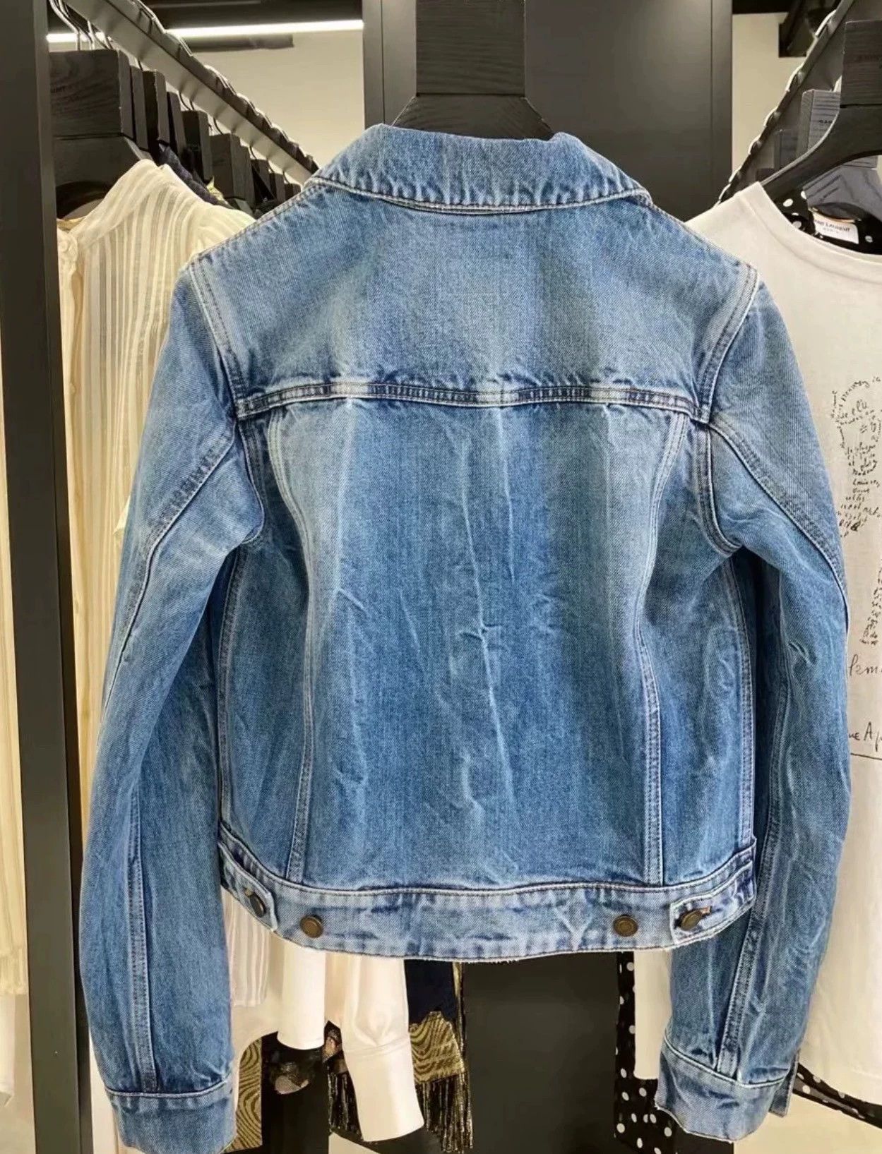 Saint Laurent Paris Saint Laurent Paris Short denim jacket Size US XS / EU 42 / 0 - 5 Thumbnail