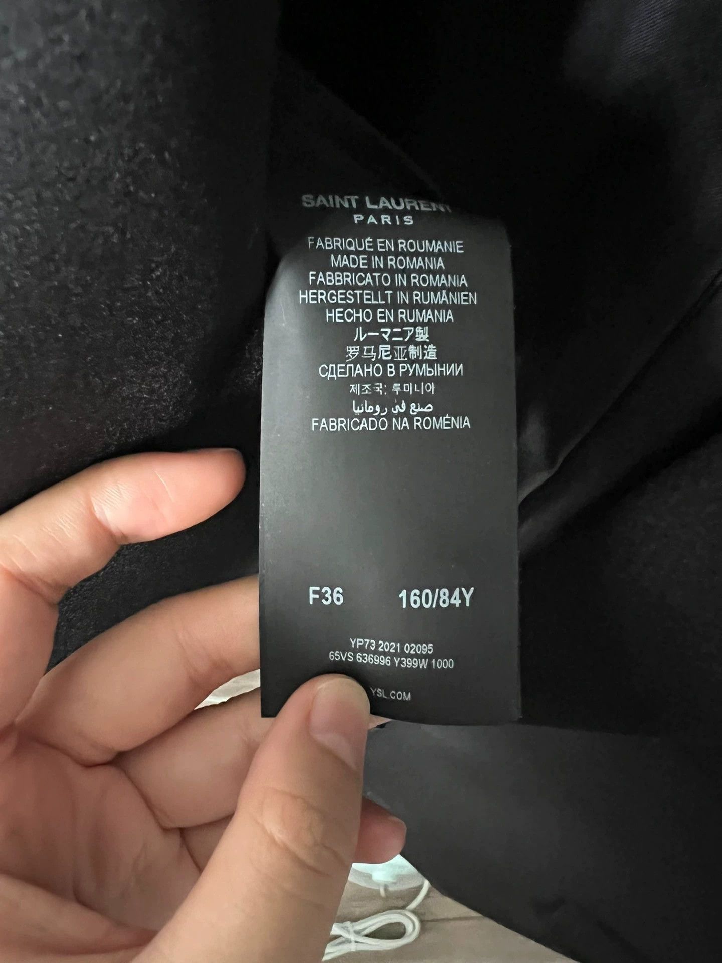 Saint Laurent Paris Saint Laurent Paris Classic women's jacket Size US XS / EU 42 / 0 - 3 Thumbnail