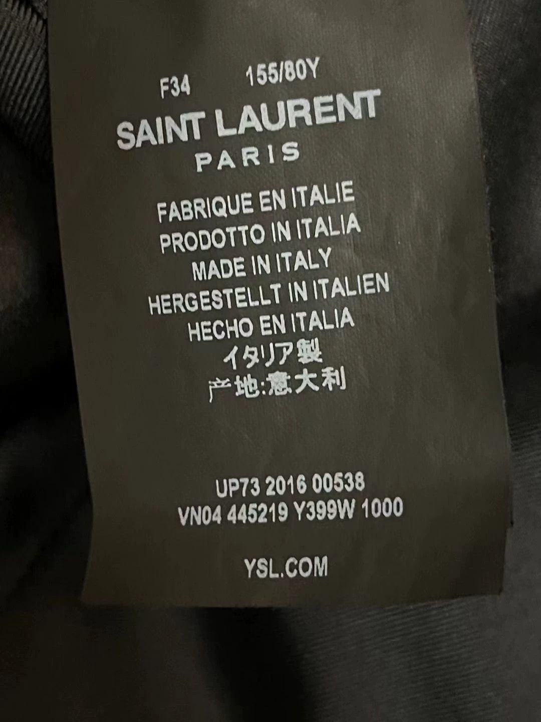 Saint Laurent Paris Saint Laurent Paris Men's Classic Suit Jacket Size US XS / EU 42 / 0 - 3 Thumbnail