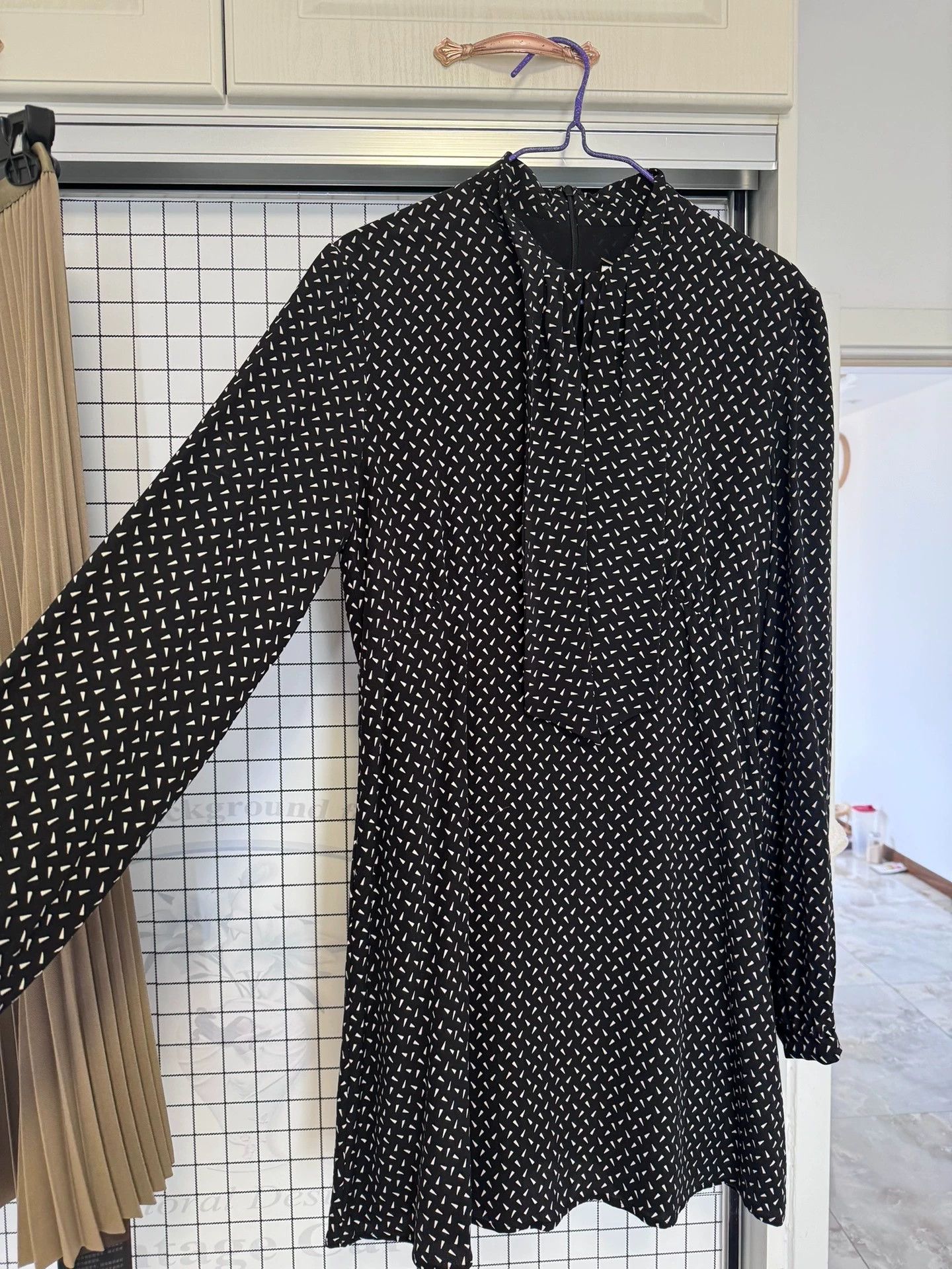 Saint Laurent Paris Saint Laurent Paris White dot black dress Size US 42 / EU 58 - 3 Thumbnail