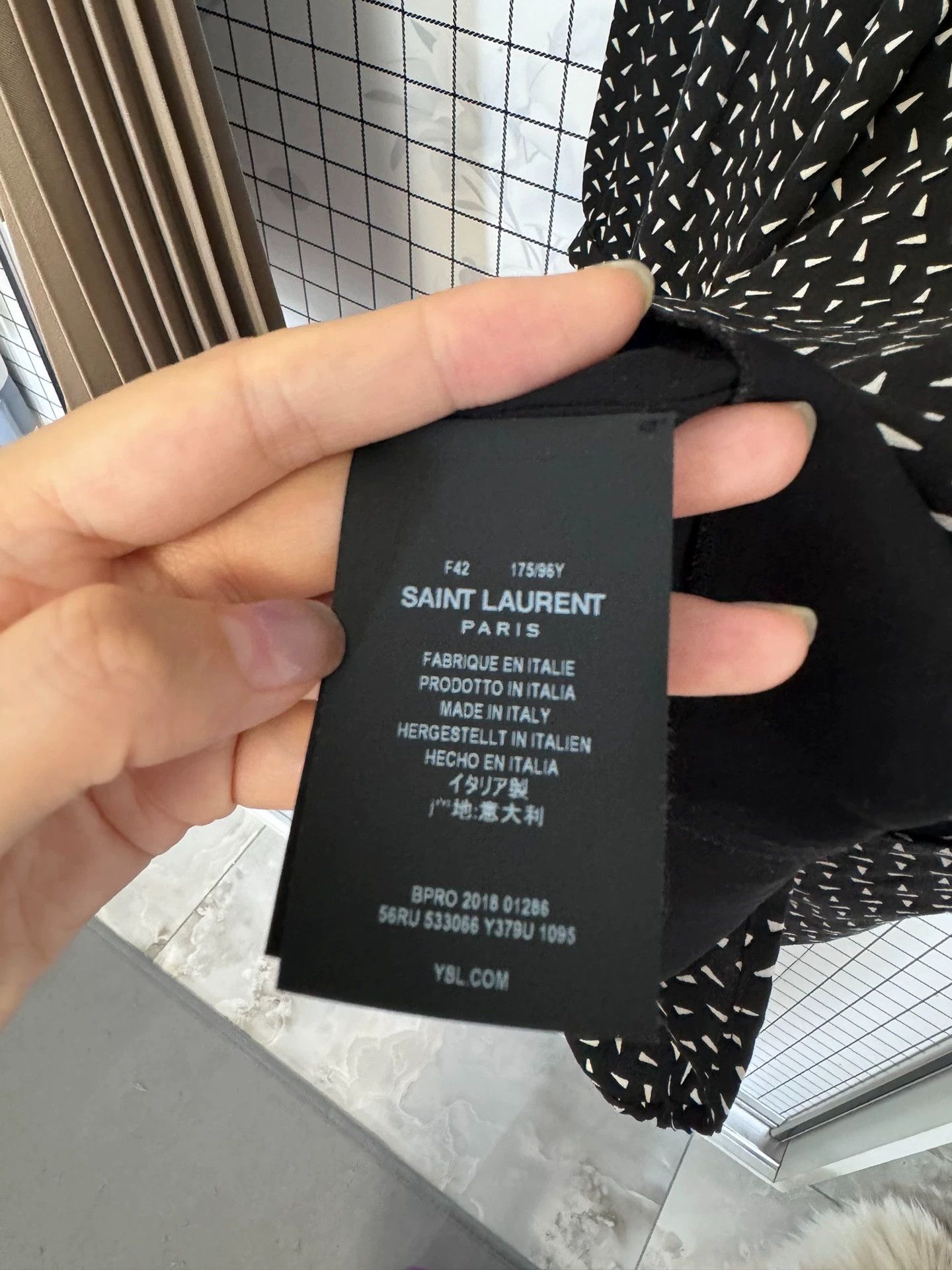 Saint Laurent Paris Saint Laurent Paris White dot black dress Size US 42 / EU 58 - 5 Thumbnail