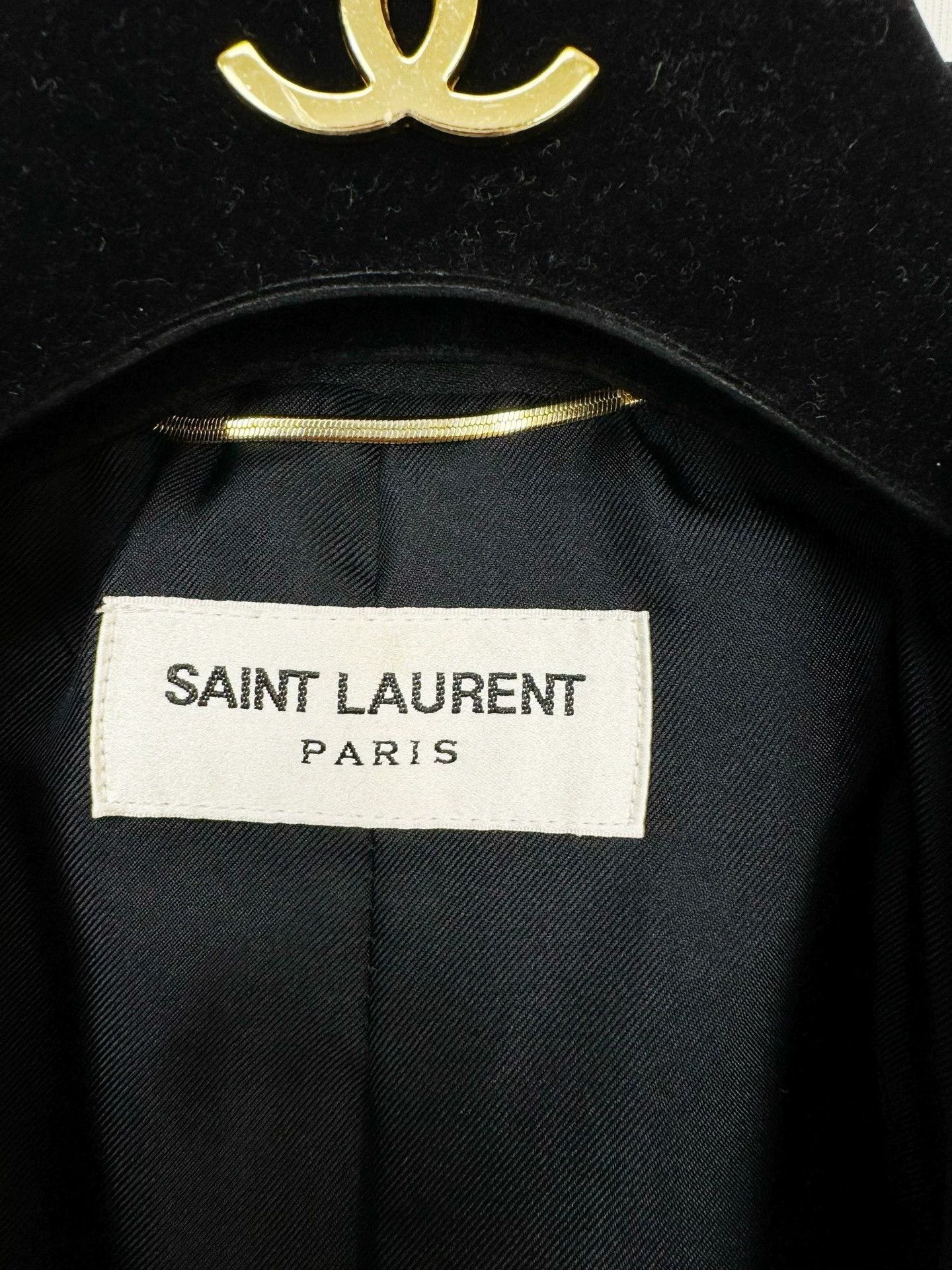 Saint Laurent Paris Saint Laurent Paris Wool short jacket Size US XS / EU 42 / 0 - 4 Thumbnail