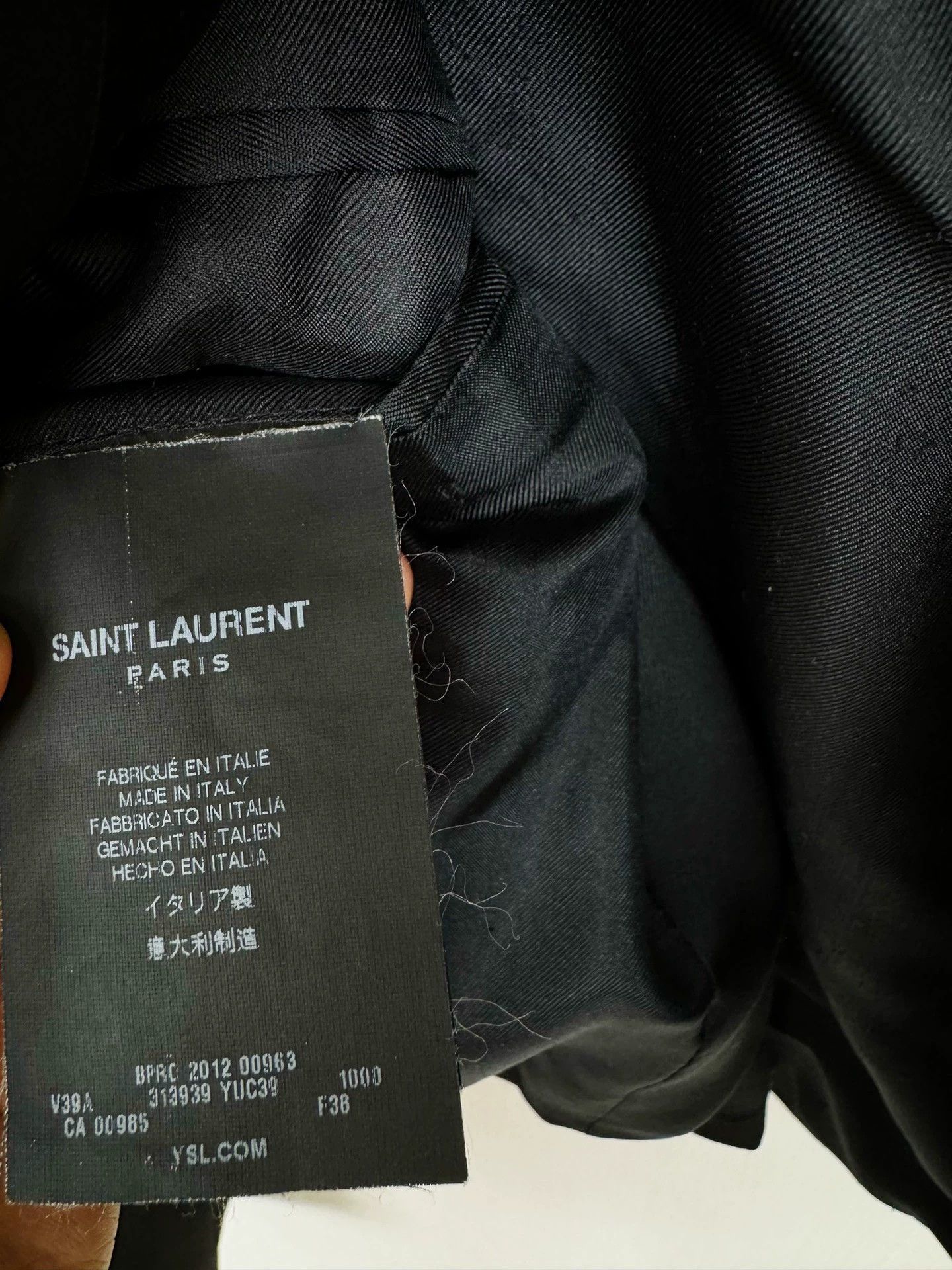 Saint Laurent Paris Saint Laurent Paris Wool short jacket Size US XS / EU 42 / 0 - 5 Thumbnail