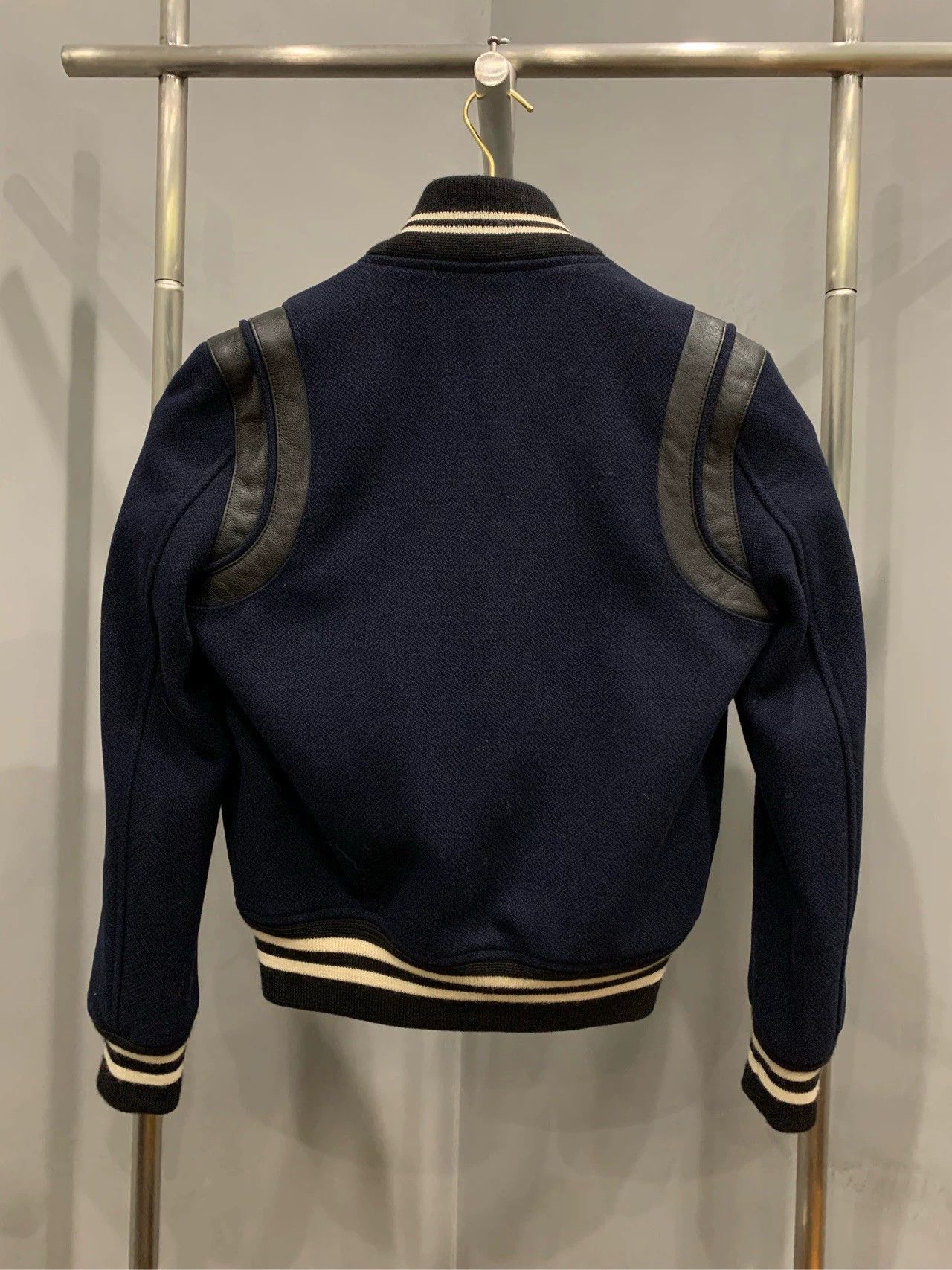 Saint Laurent Paris Saint Laurent Paris Deep blue baseball jersey Size US XS / EU 42 / 0 - 2 Thumbnail