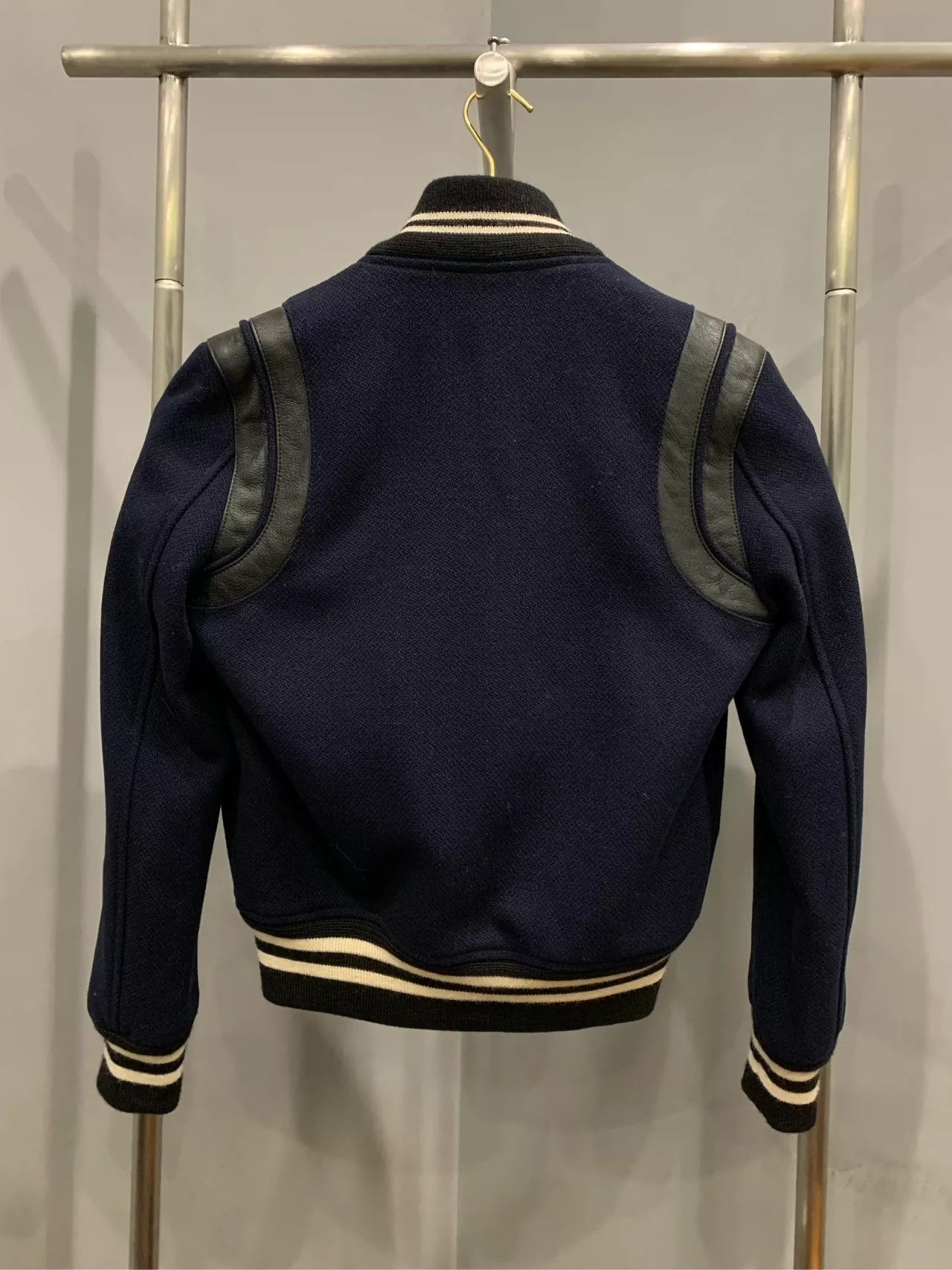 Saint Laurent Paris Saint Laurent Paris Deep blue baseball jersey Size US XS / EU 42 / 0 - 2 Thumbnail