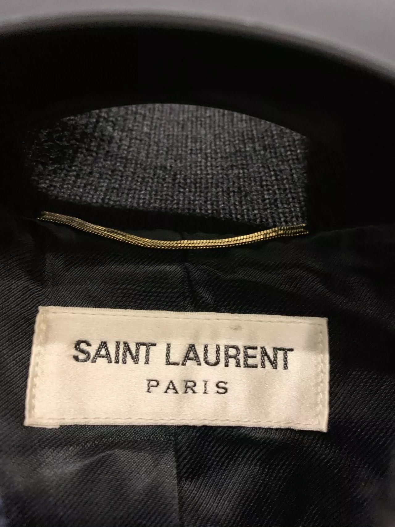 Saint Laurent Paris Saint Laurent Paris Deep blue baseball jersey Size US XS / EU 42 / 0 - 4 Thumbnail