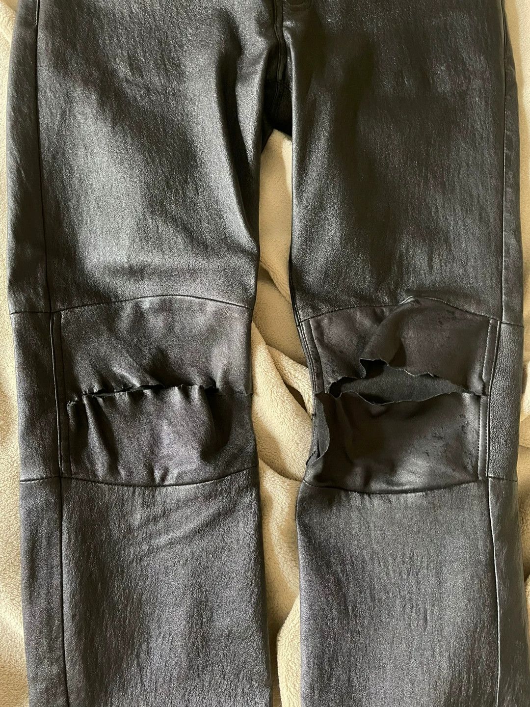 Saint Laurent Paris Saint Laurent Paris Sheepskin knife cuts jeans Size US 32 / EU 48 - 4 Thumbnail