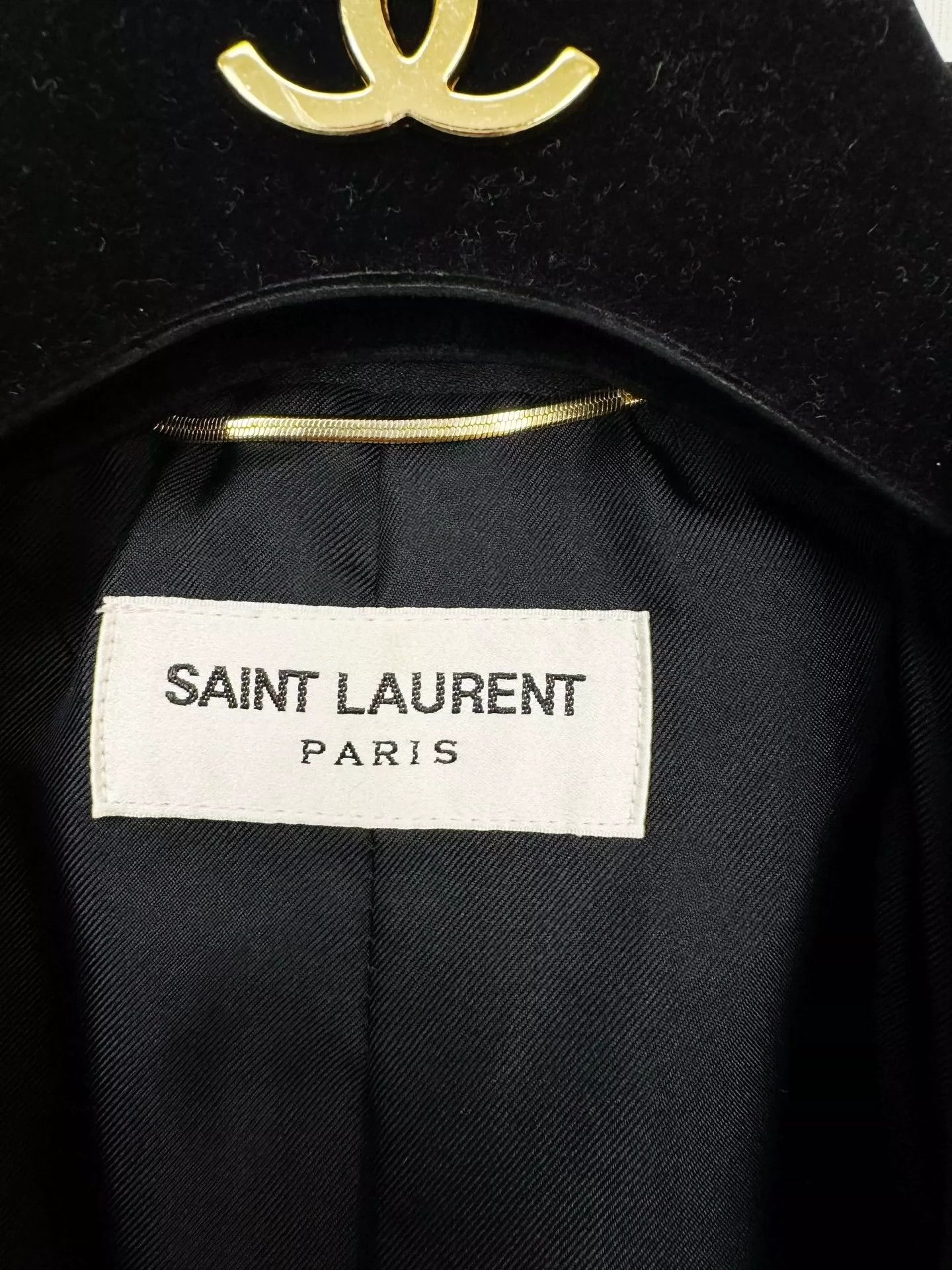 Saint Laurent Paris Saint Laurent Paris Wool short jacket Size US XS / EU 42 / 0 - 2 Thumbnail