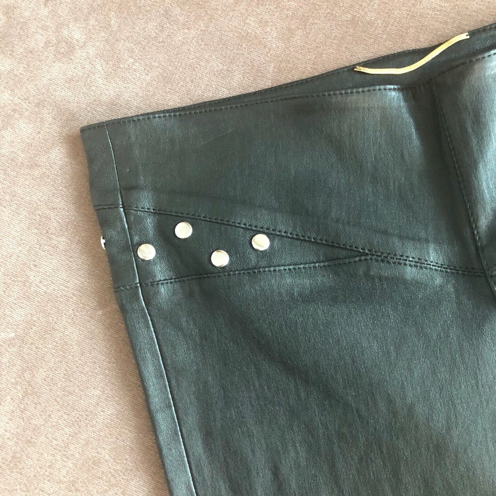Saint Laurent Paris Saint Laurent Paris Black classic leather pants Size US 38 / EU 54 - 4 Thumbnail