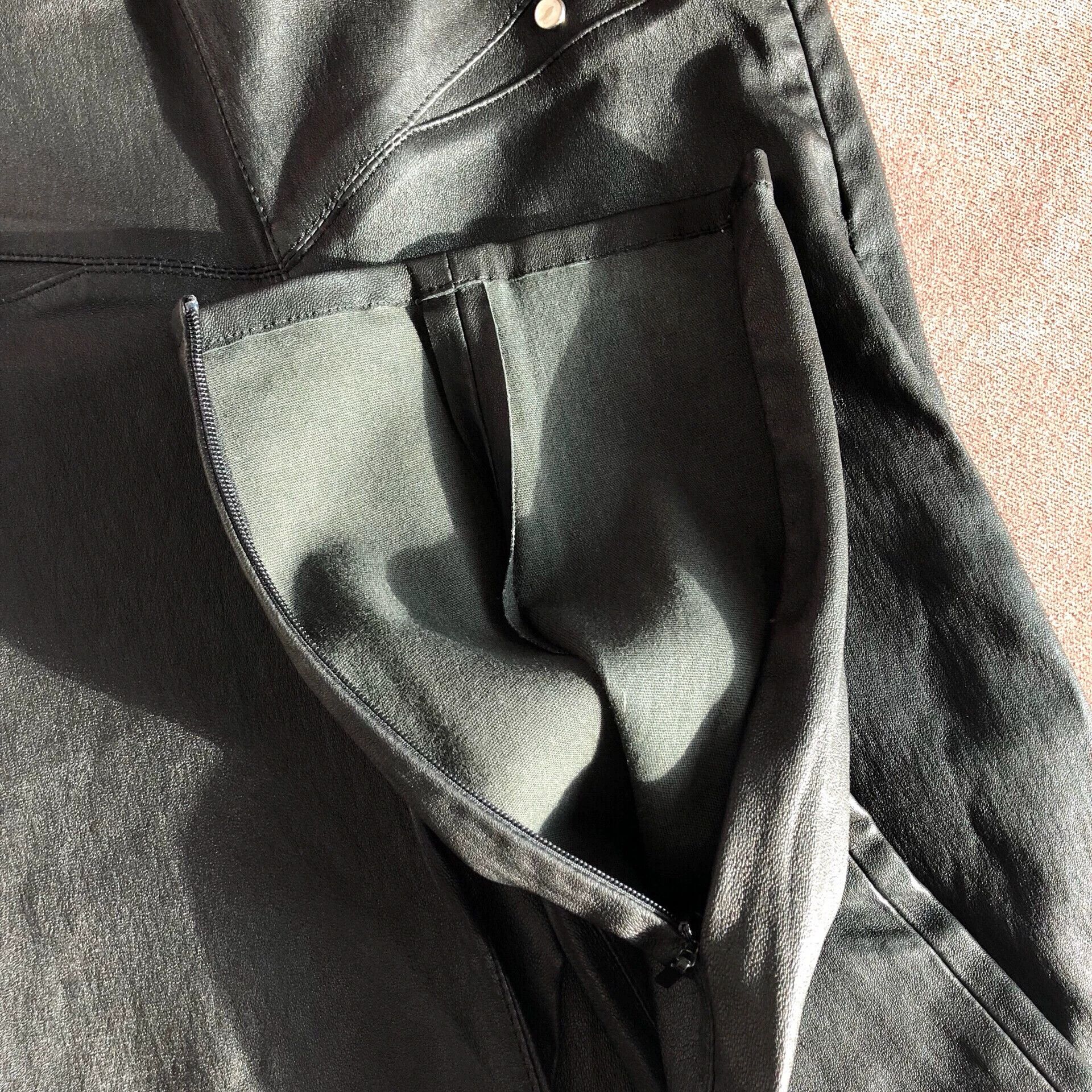 Saint Laurent Paris Saint Laurent Paris Black classic leather pants Size US 38 / EU 54 - 3 Thumbnail