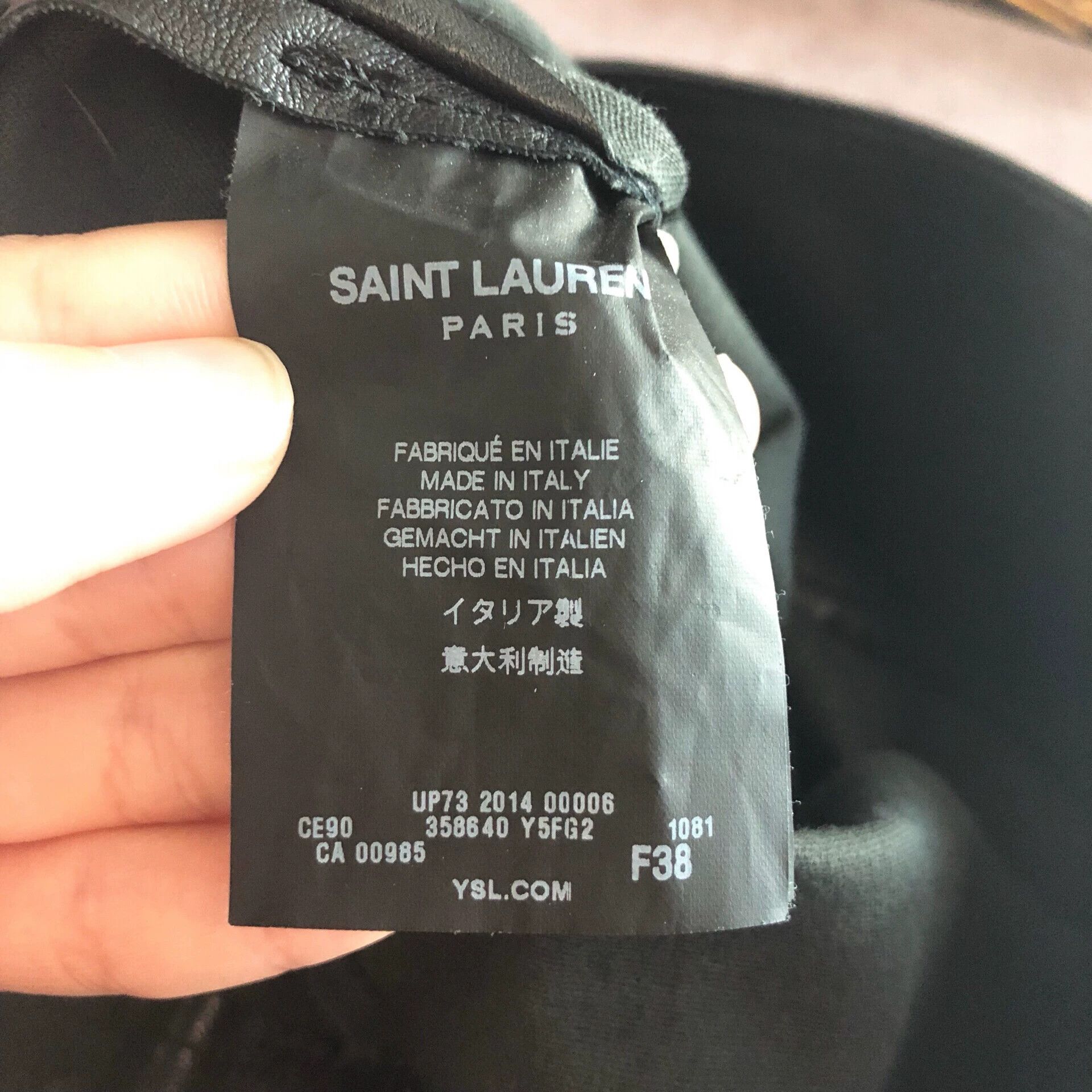 Saint Laurent Paris Saint Laurent Paris Black classic leather pants Size US 38 / EU 54 - 5 Thumbnail