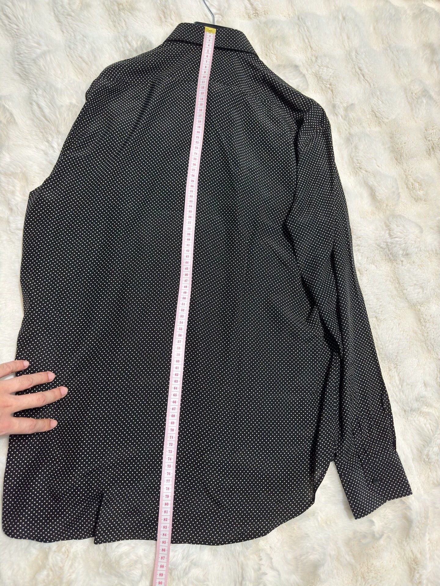 Saint Laurent Paris Saint Laurent Paris Men's silk polka dot shirt Size US M / EU 48-50 / 2 - 8 Thumbnail