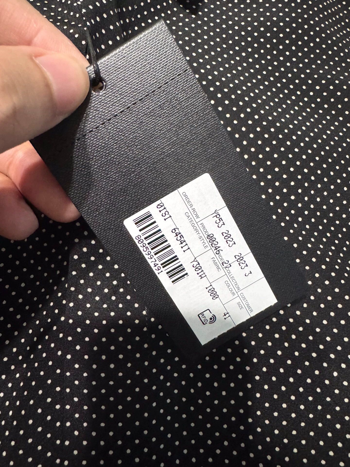 Saint Laurent Paris Saint Laurent Paris Men's silk polka dot shirt Size US M / EU 48-50 / 2 - 3 Thumbnail