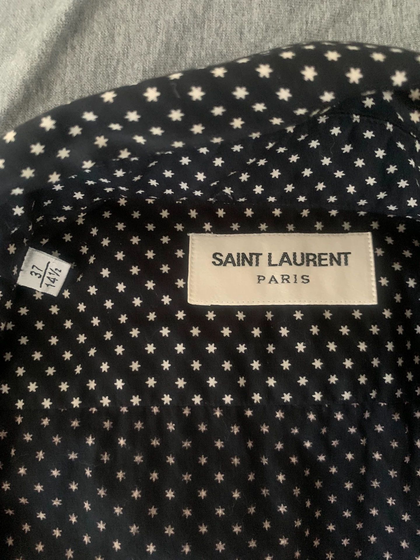 Saint Laurent Paris Saint Laurent Paris Star mulberry silk shirt Size US XS / EU 42 / 0 - 2 Thumbnail