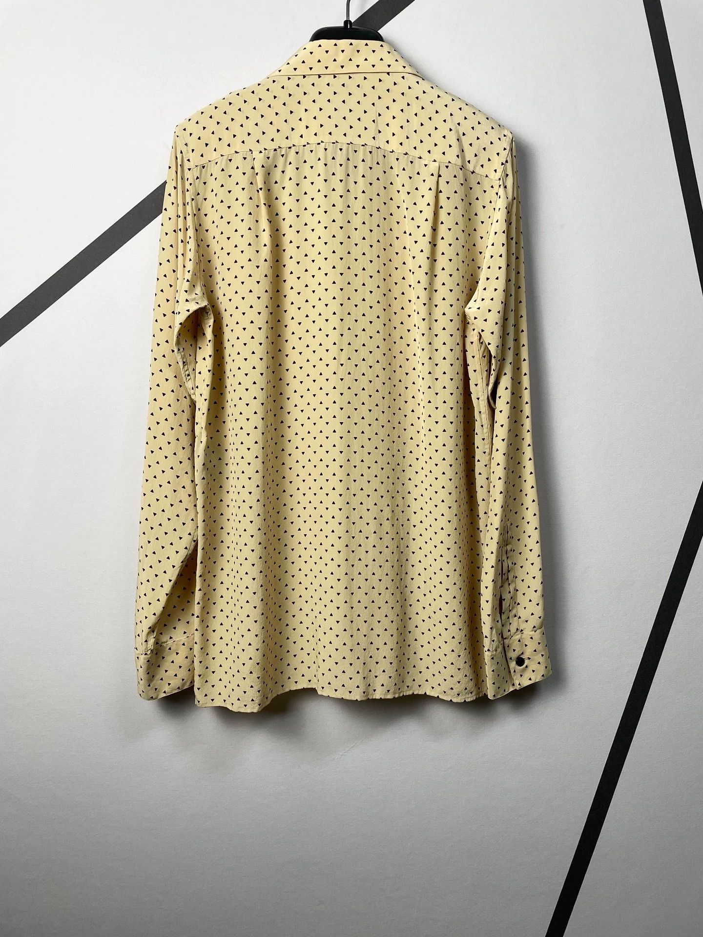 Saint Laurent Paris Saint Laurent Paris Cuban collar triangle printed shirt Size US XS / EU 42 / 0 - 2 Thumbnail