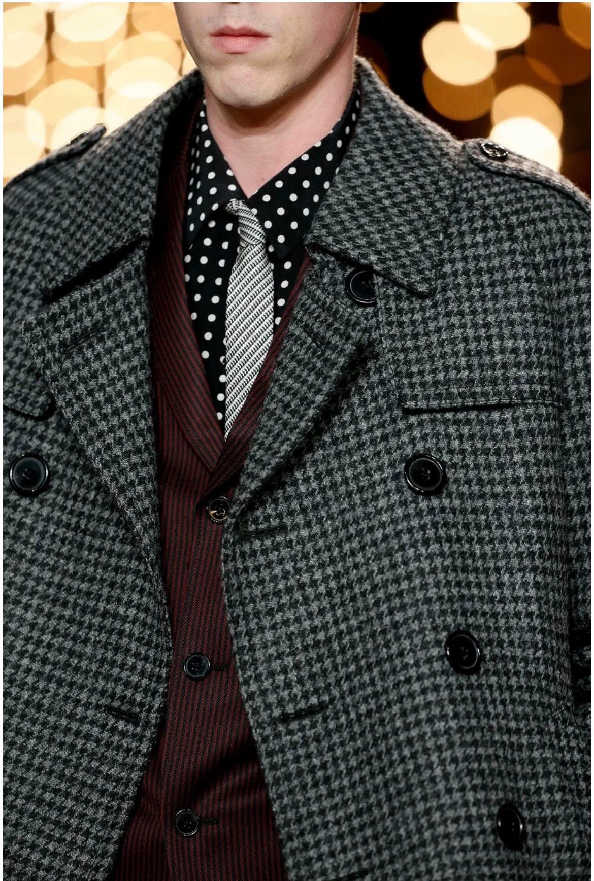 Saint Laurent Paris Saint Laurent Paris Black and white polka dot shirt Size US XS / EU 42 / 0 - 6 Thumbnail