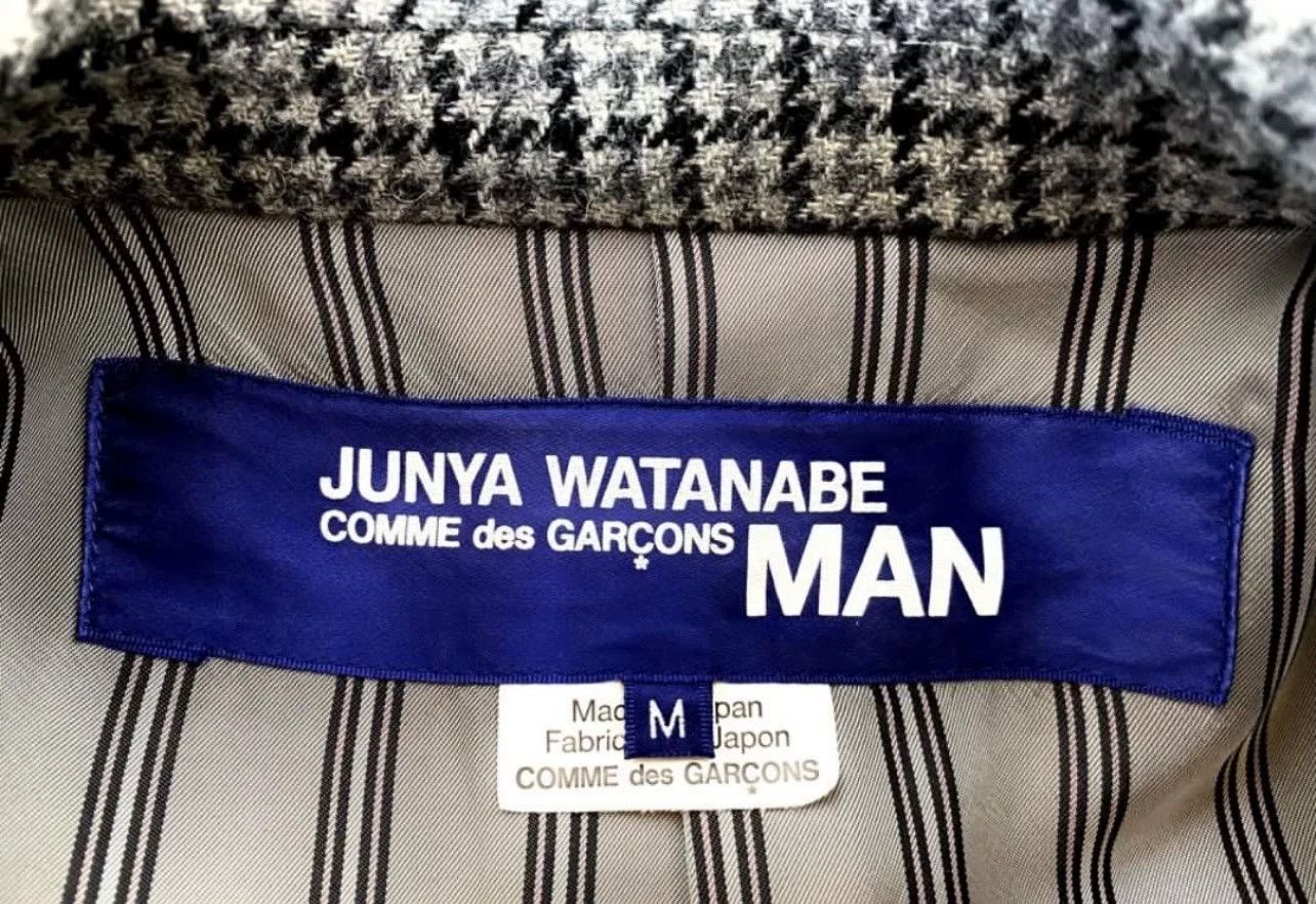 Junya Watanabe Junya watanabe man show houndstooth wool sleeve coat Size US M / EU 48-50 / 2 - 5 Thumbnail