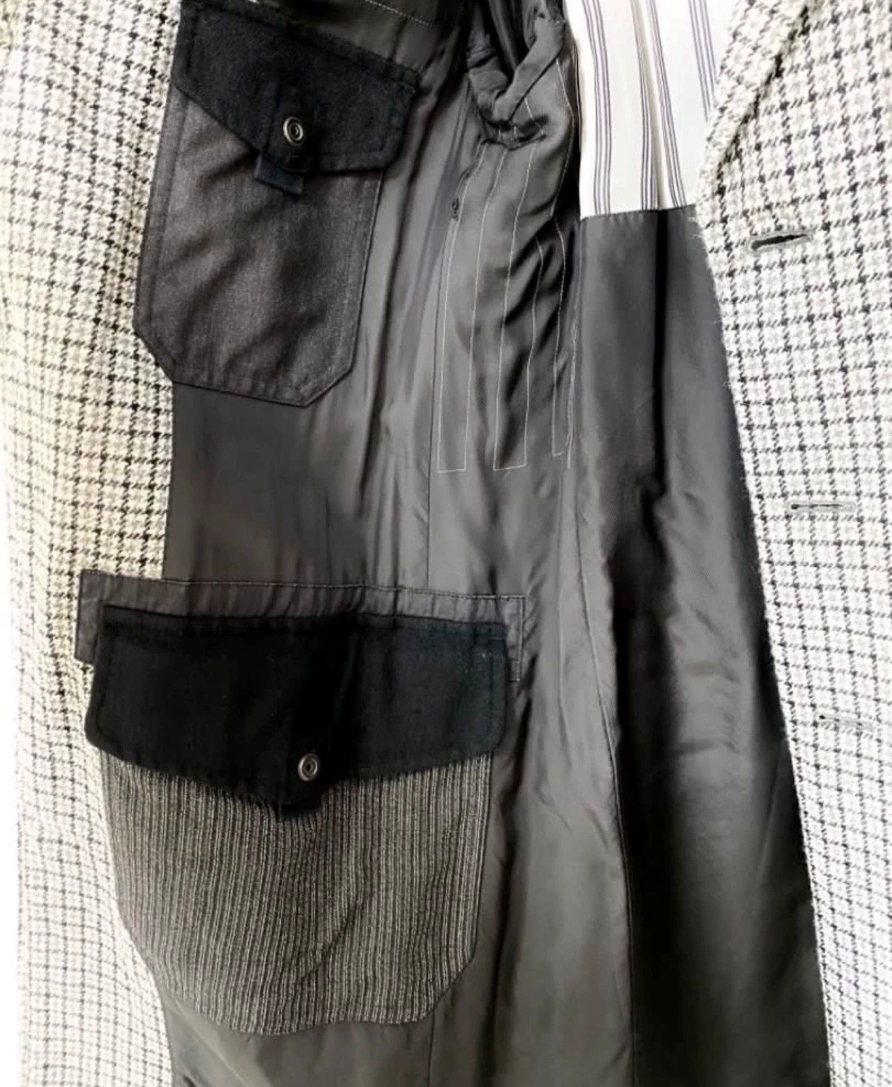 Junya Watanabe Junya watanabe man show houndstooth wool sleeve coat Size US M / EU 48-50 / 2 - 4 Thumbnail