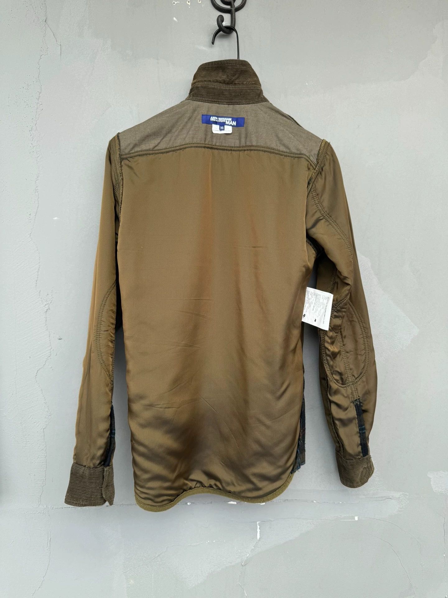 Junya Watanabe JUNYA WATANABE MANBlended wool nylon spliced outdoor shirt Size US XS / EU 42 / 0 - 5 Thumbnail