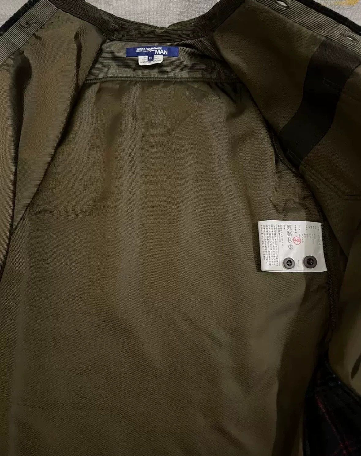 Junya Watanabe JUNYA WATANABE MANBlended wool nylon spliced outdoor shirt Size US XS / EU 42 / 0 - 6 Thumbnail