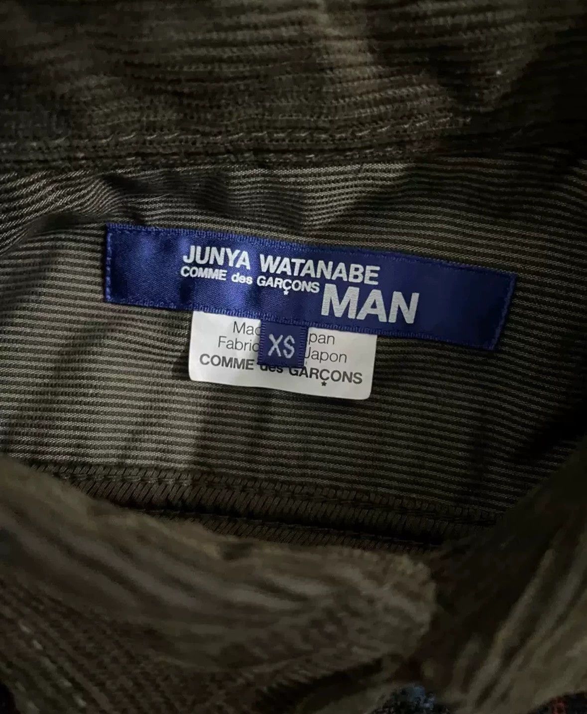 Junya Watanabe JUNYA WATANABE MANBlended wool nylon spliced outdoor shirt Size US XS / EU 42 / 0 - 8 Thumbnail