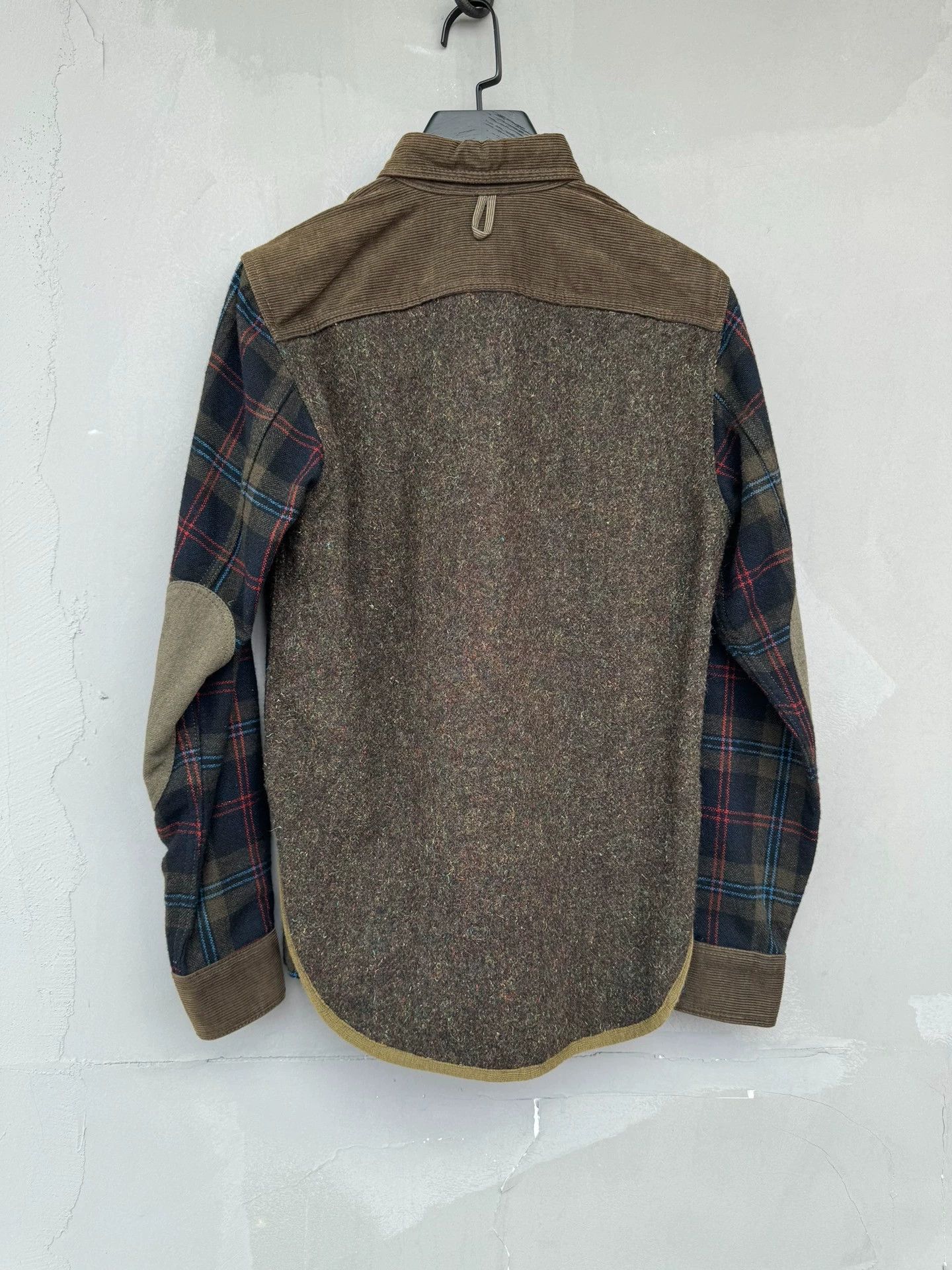 Junya Watanabe JUNYA WATANABE MANBlended wool nylon spliced outdoor shirt Size US XS / EU 42 / 0 - 2 Thumbnail