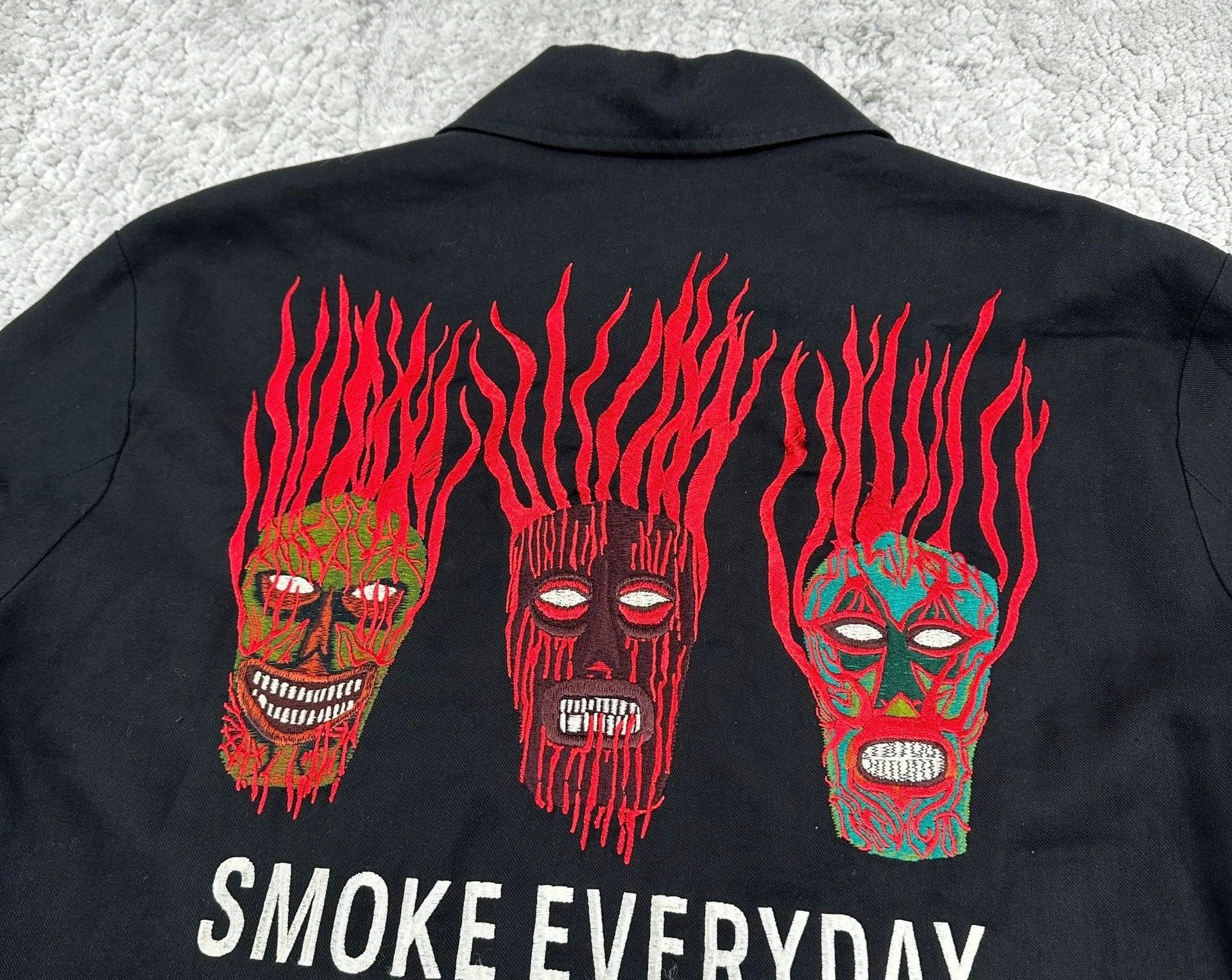 Wacko Maria WACKO MARIA Heavenly Kingdom Tokyo Smoker Embroidered Jacket Size US M / EU 48-50 / 2 - 7 Thumbnail