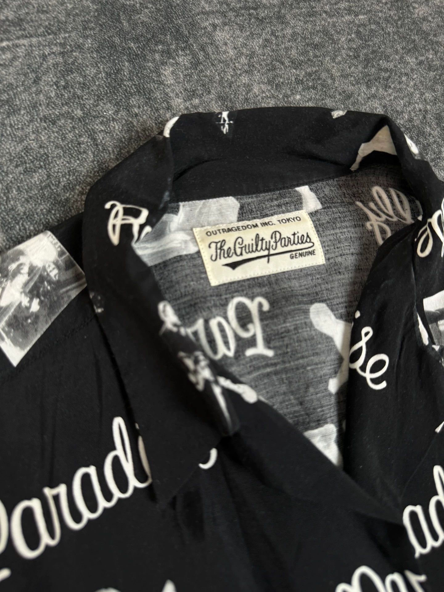 Wacko Maria Wacko maria black short-sleeved shirt Size US XL / EU 56 / 4 - 2 Thumbnail