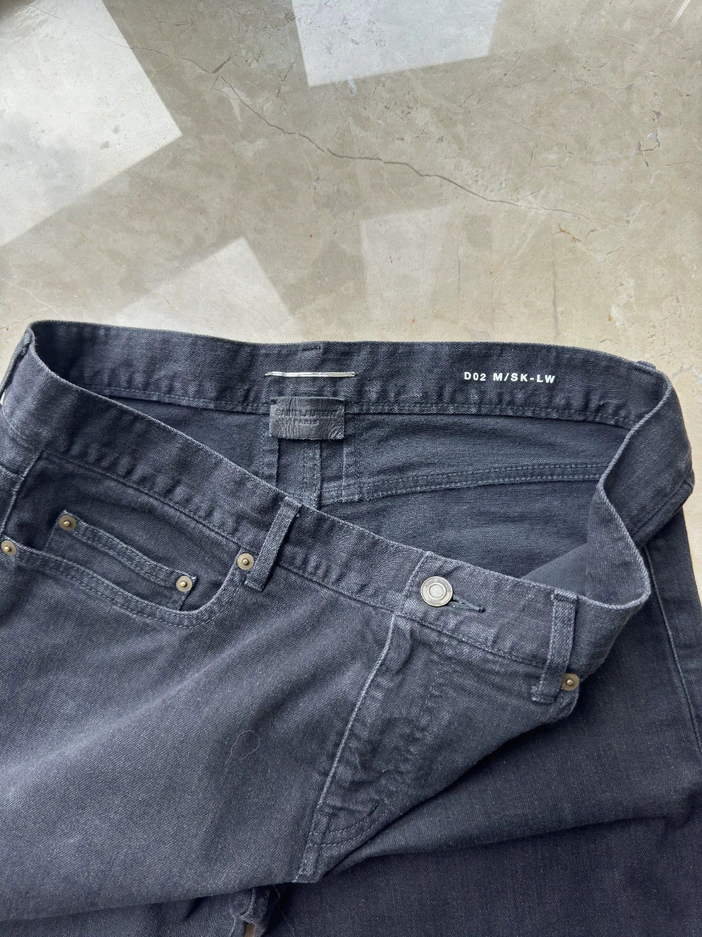 Saint Laurent Paris Saint Laurent Paris Men's ripped jeans Size US 33 - 4 Thumbnail