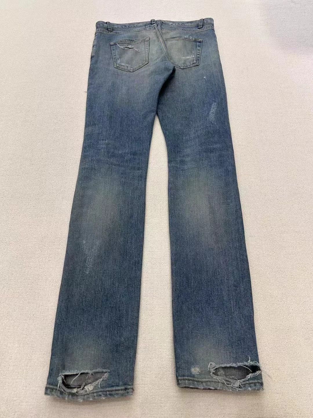 Saint Laurent Paris Saint Laurent Paris Classic Destruction Jeans Size US 30 / EU 46 - 2 Thumbnail