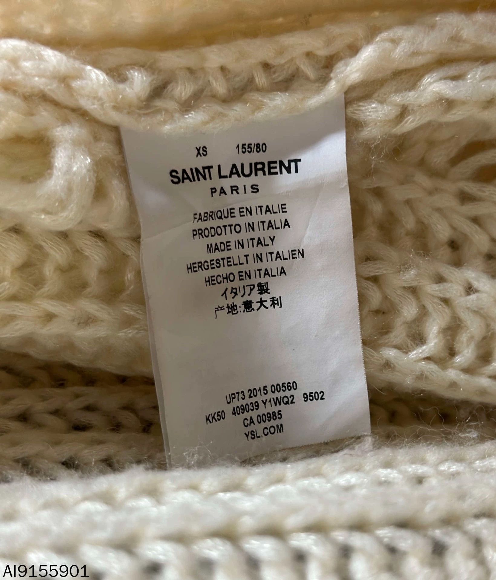 Saint Laurent Paris Saint Laurent Paris Knitted sweater cardigan Size US XS / EU 42 / 0 - 4 Thumbnail