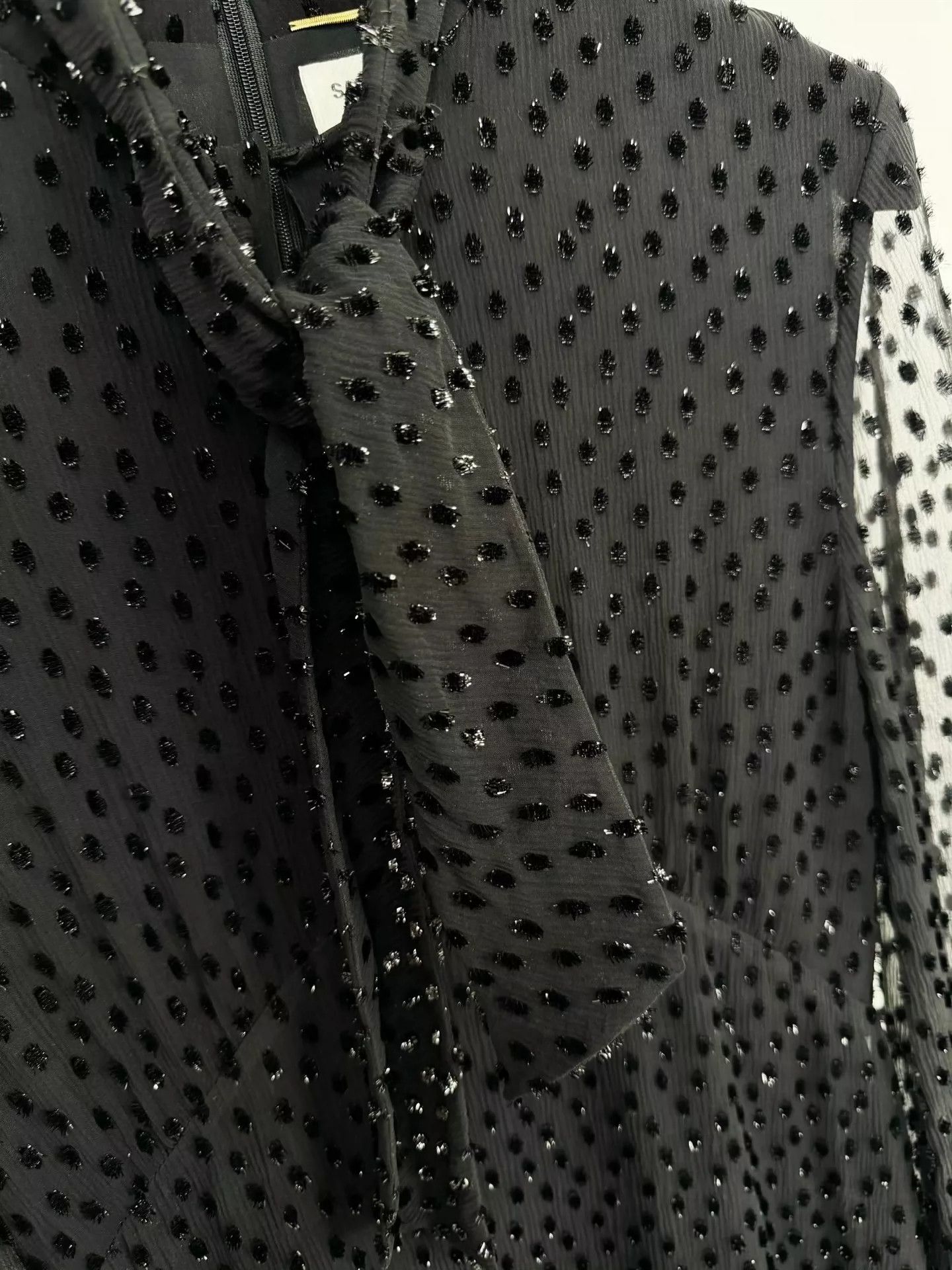 Saint Laurent Paris Saint Laurent Paris Black Knitted Dress Size US 36 / EU 52 - 3 Thumbnail