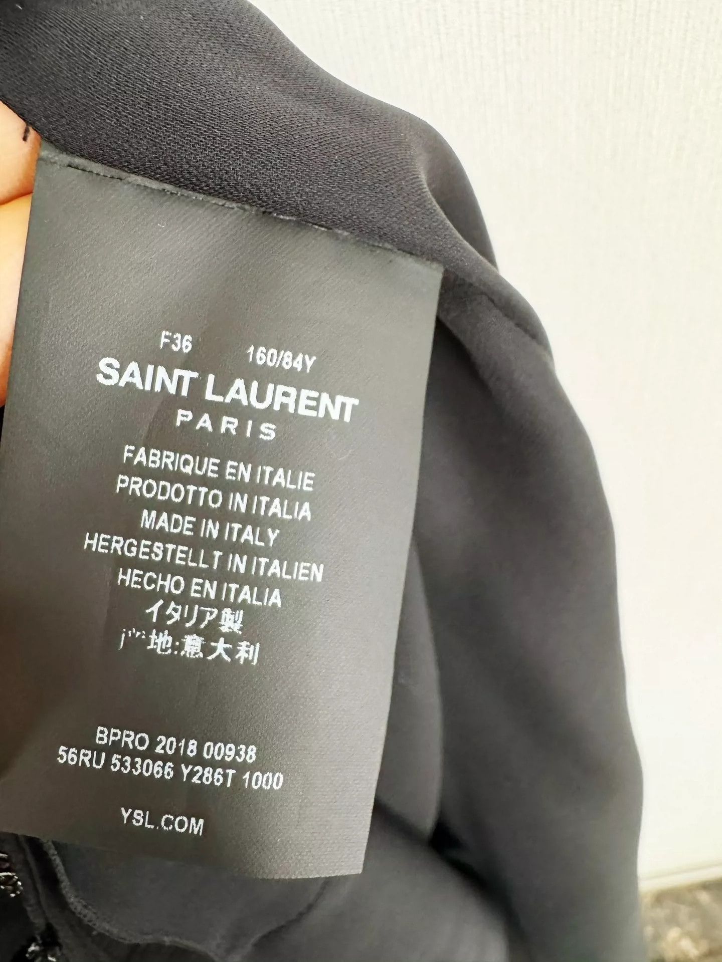 Saint Laurent Paris Saint Laurent Paris Black Knitted Dress Size US 36 / EU 52 - 5 Thumbnail