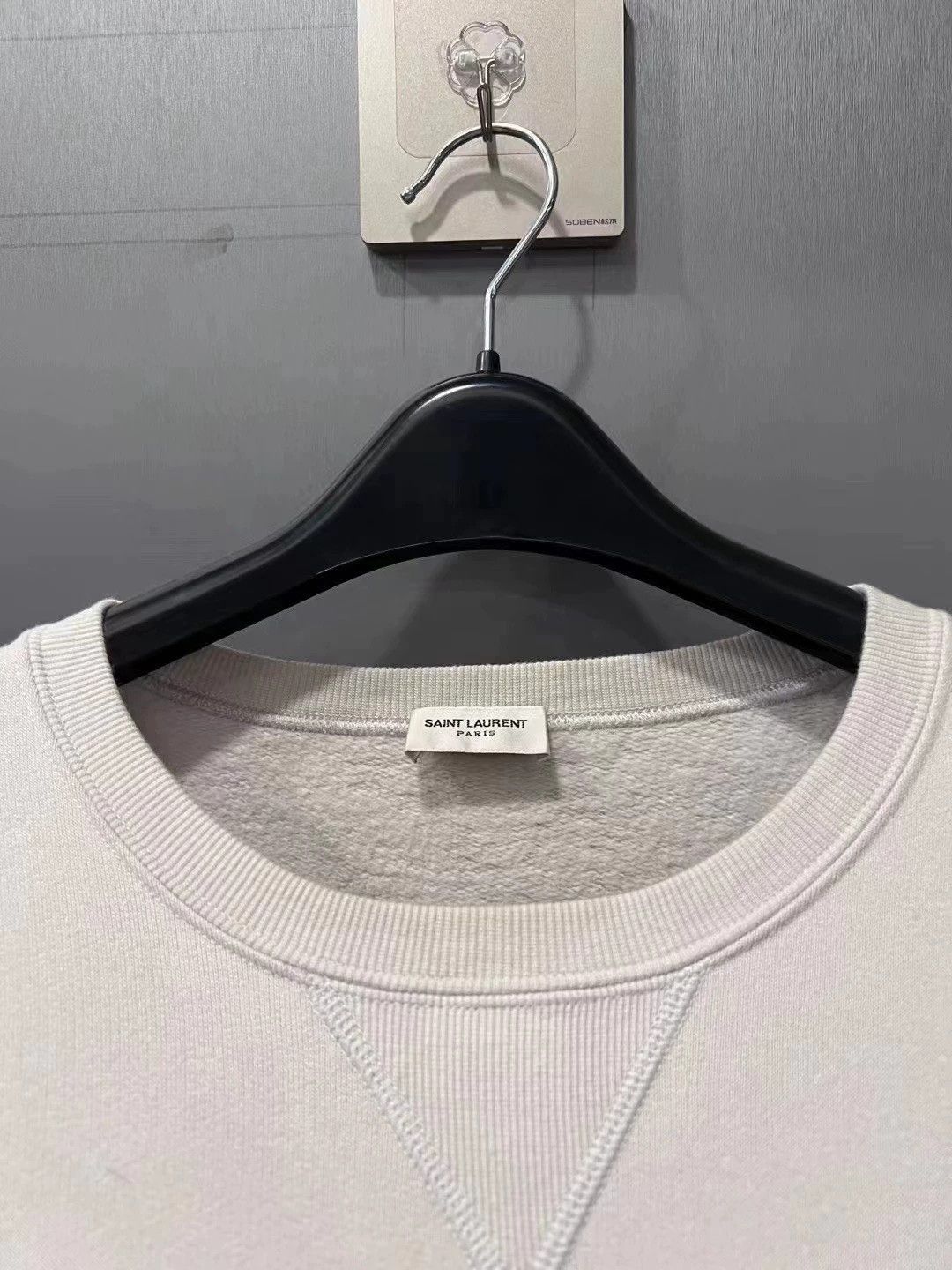 Saint Laurent Paris Saint Laurent Paris Logo ribbed sweatshirt Size US S / EU 44-46 / 1 - 3 Thumbnail