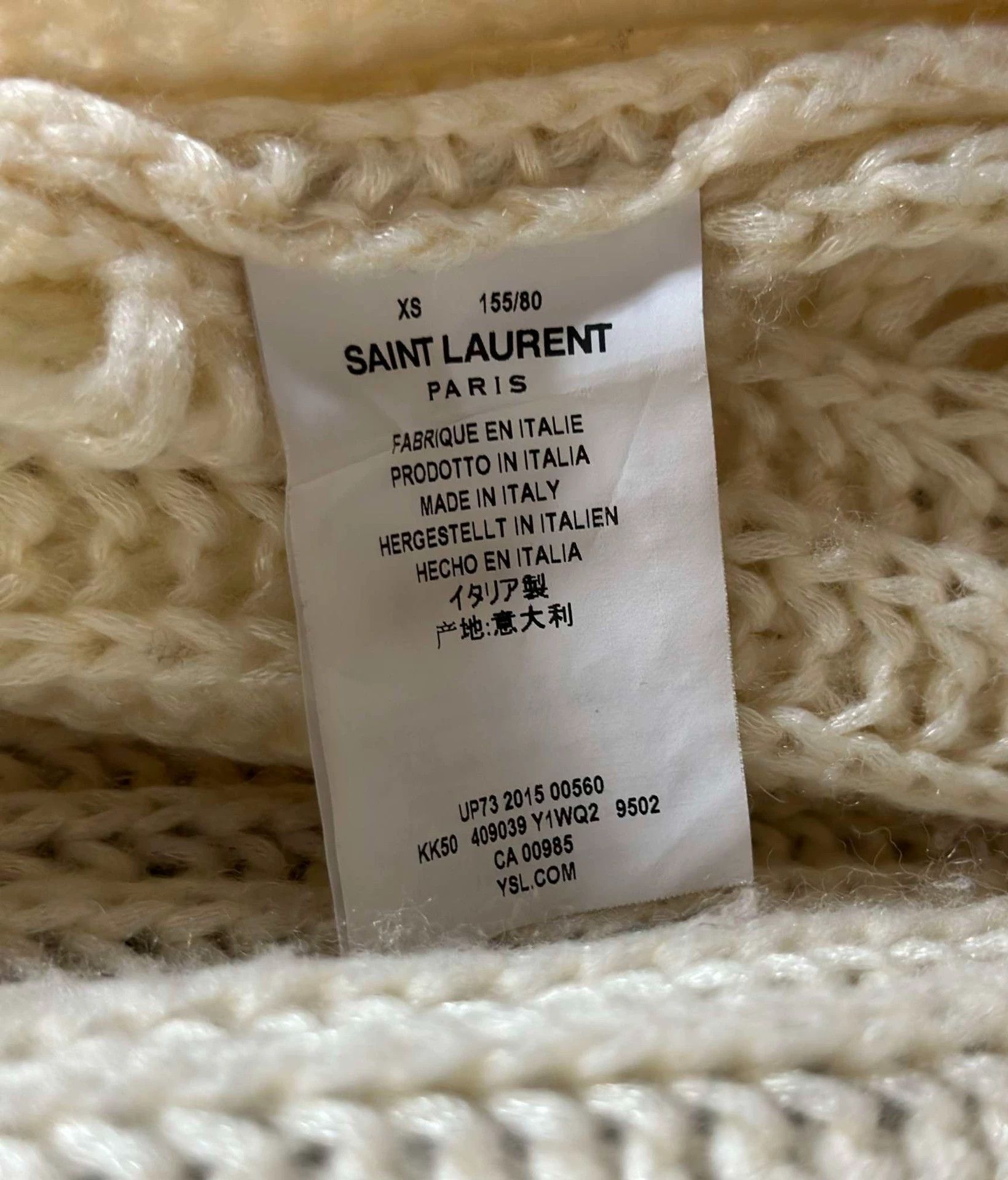 Saint Laurent Paris Saint Laurent Paris Knitted sweater cardigan Size US XS / EU 42 / 0 - 5 Thumbnail