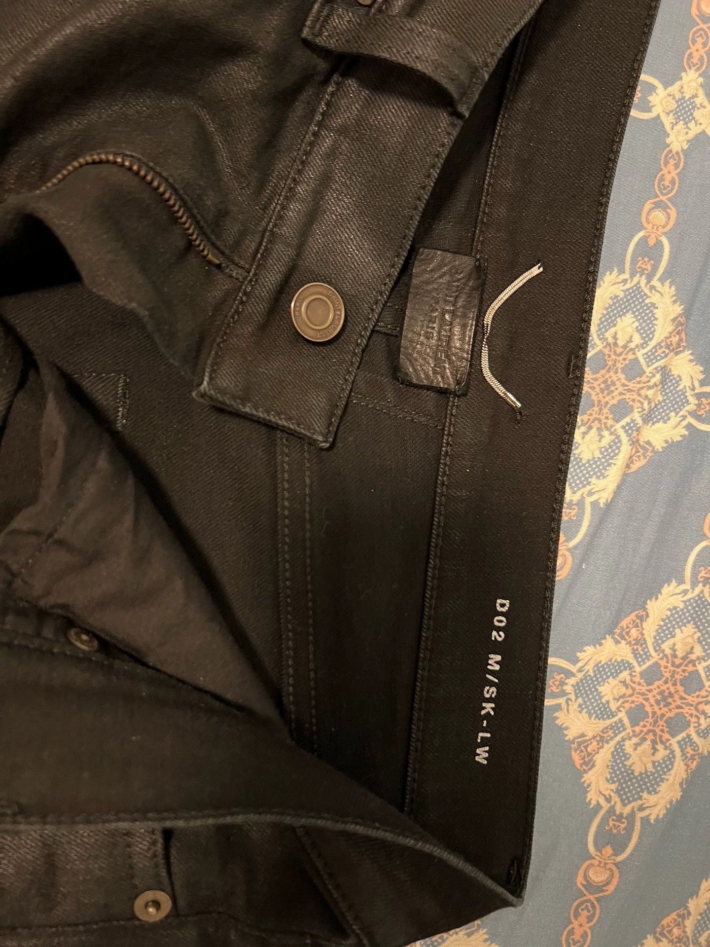 Saint Laurent Paris Saint Laurent Paris Waxed jeans Size US 29 - 4 Thumbnail
