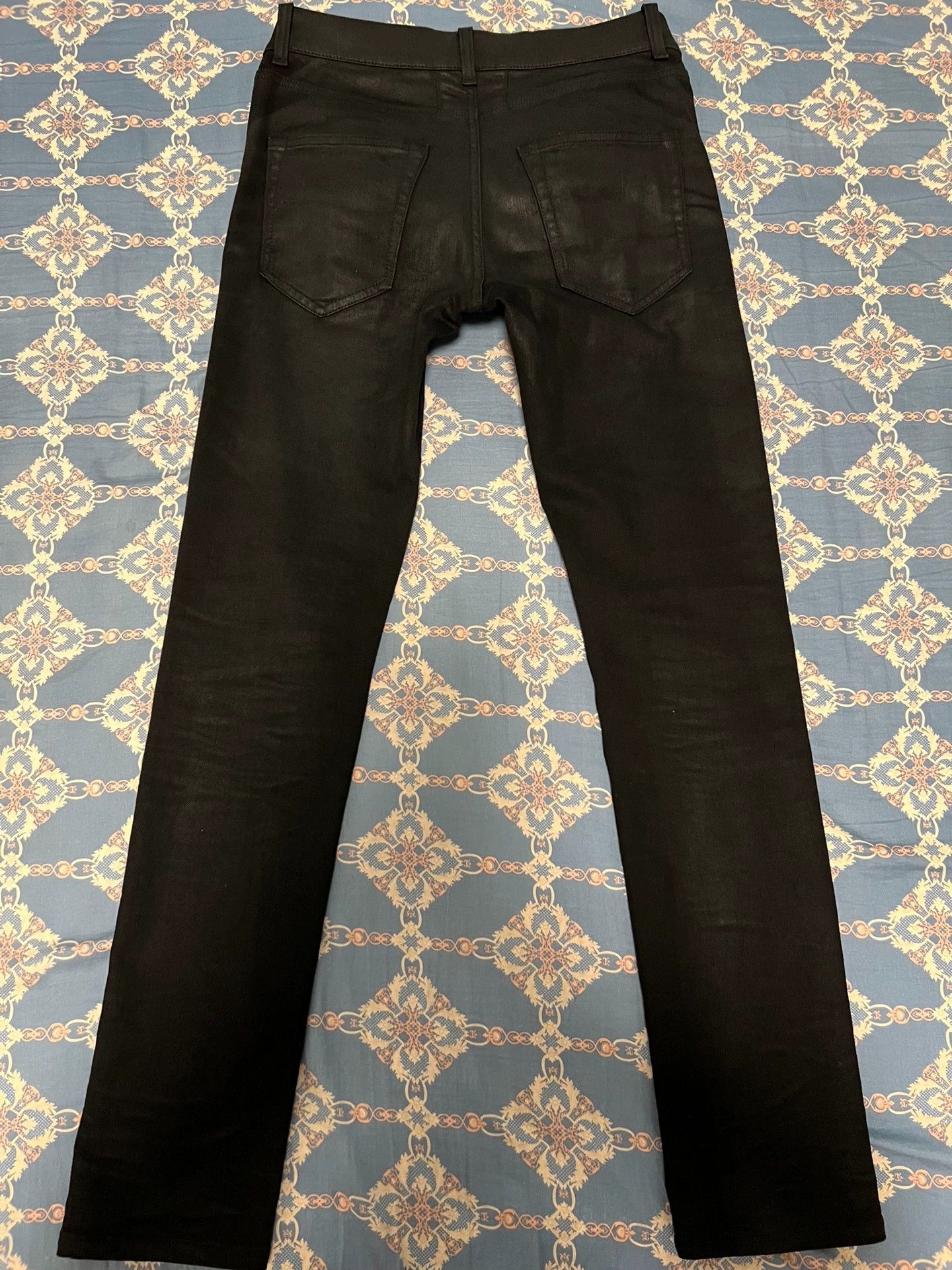 Saint Laurent Paris Saint Laurent Paris Waxed jeans Size US 29 - 3 Thumbnail