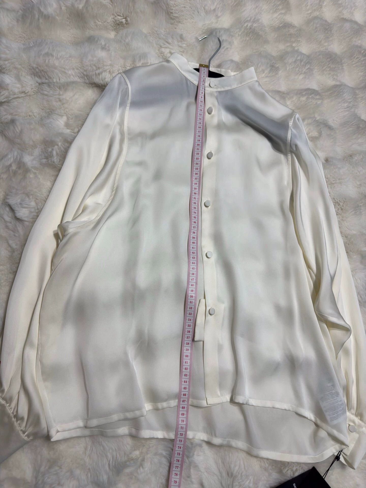 Saint Laurent Paris Saint Laurent Paris Show off silk shirt Size US XS / EU 42 / 0 - 4 Thumbnail