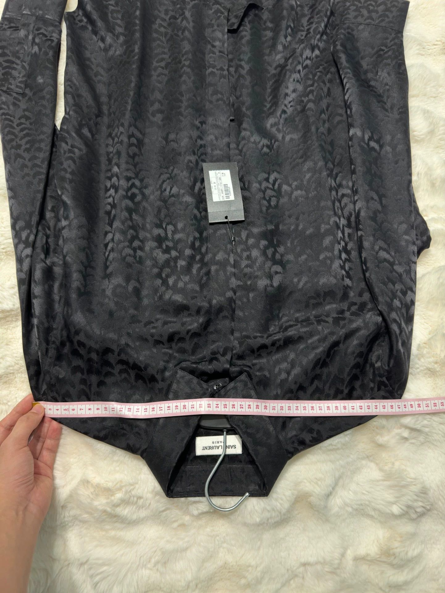 Saint Laurent Paris Laurent Paris Black Panther Pattern Shirt Size US S / EU 44-46 / 1 - 5 Thumbnail