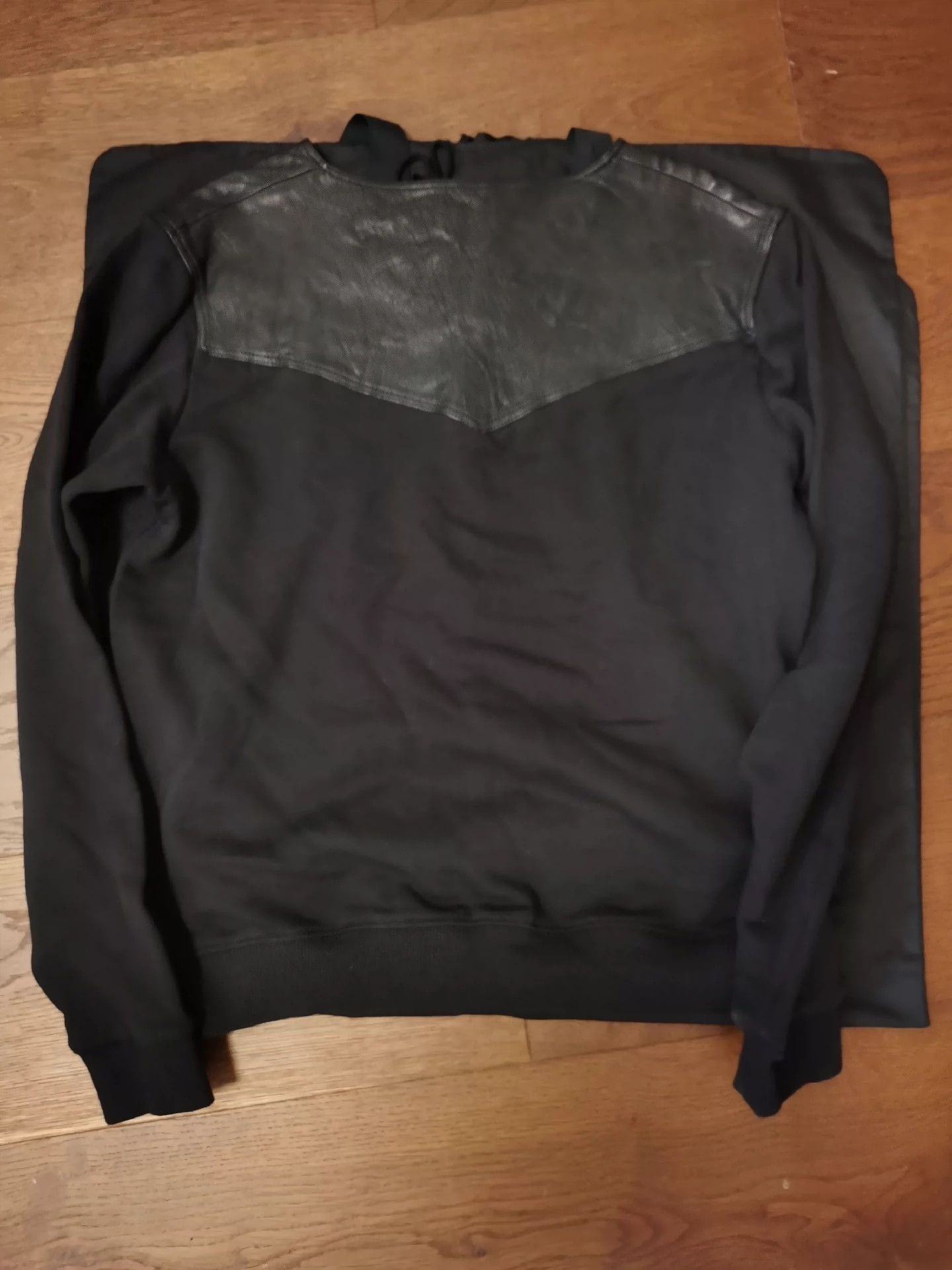 Saint Laurent Paris Saint Laurent Paris Lamb patchwork hoodie Size US XL / EU 56 / 4 - 2 Thumbnail