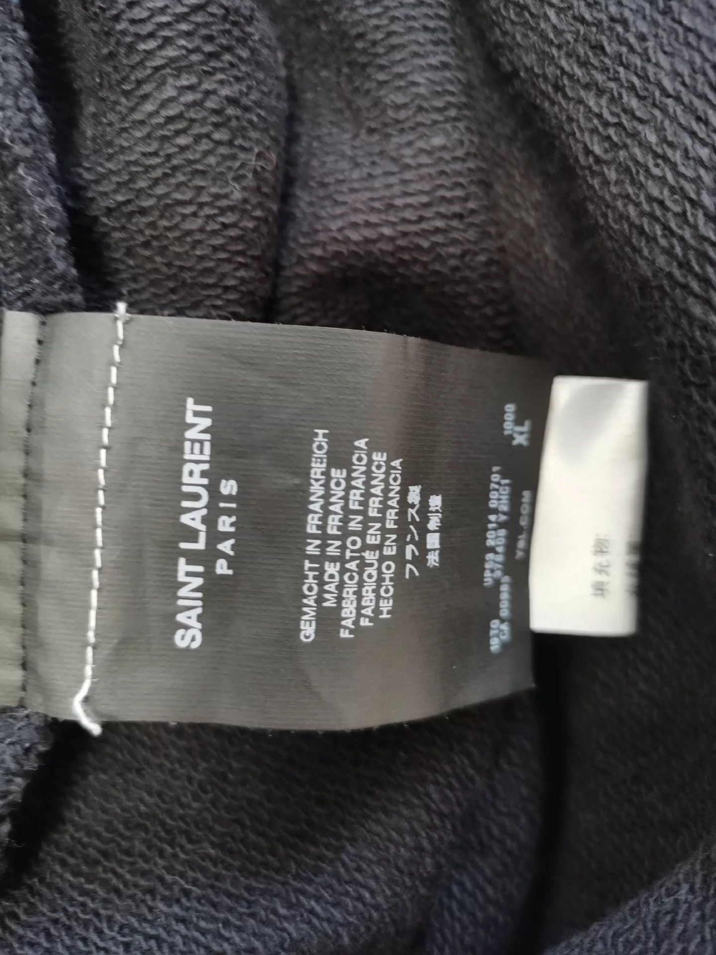 Saint Laurent Paris Saint Laurent Paris Lamb patchwork hoodie Size US XL / EU 56 / 4 - 4 Thumbnail