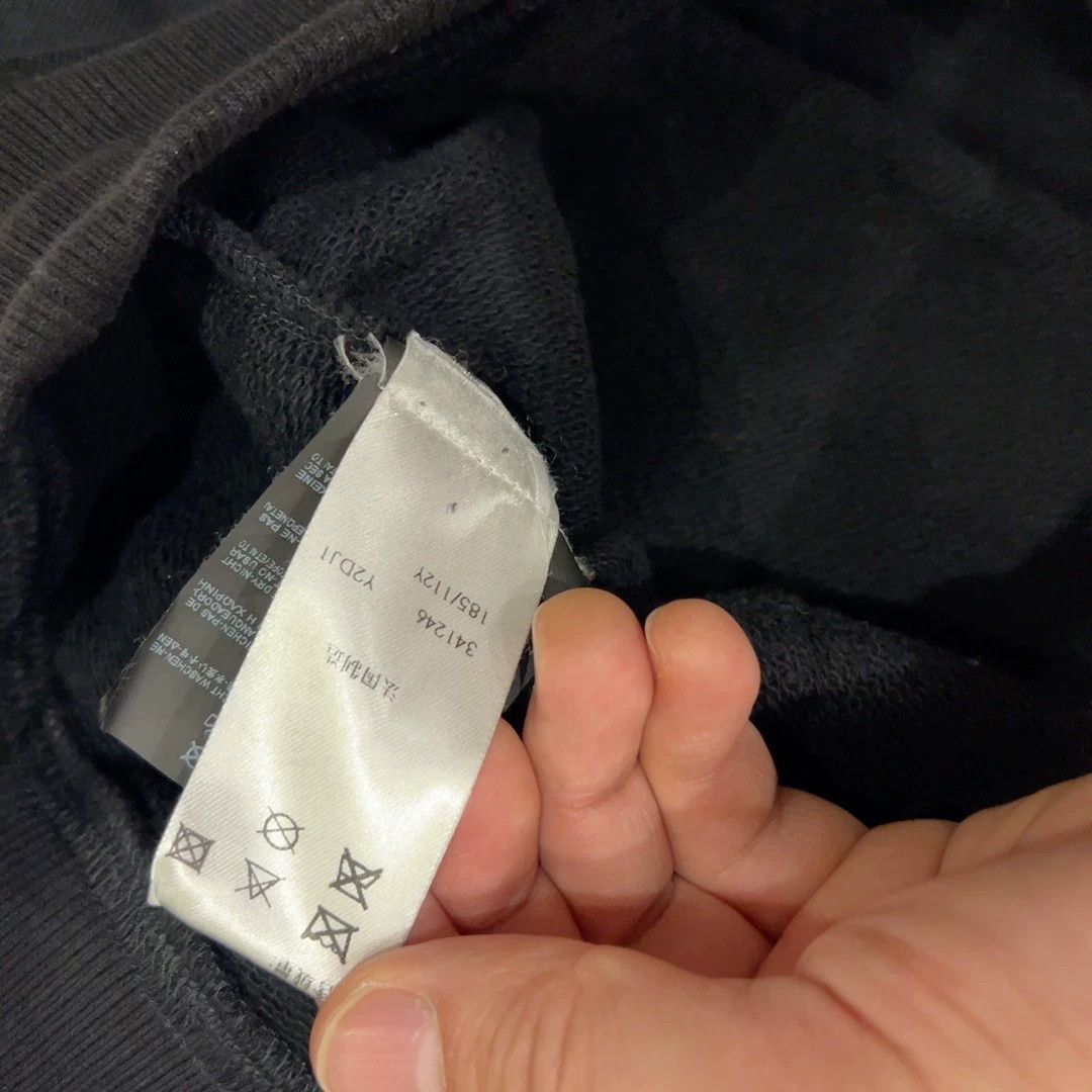 Saint Laurent Paris Saint Laurent Paris Black patchwork hoodie Size US M / EU 48-50 / 2 - 5 Thumbnail