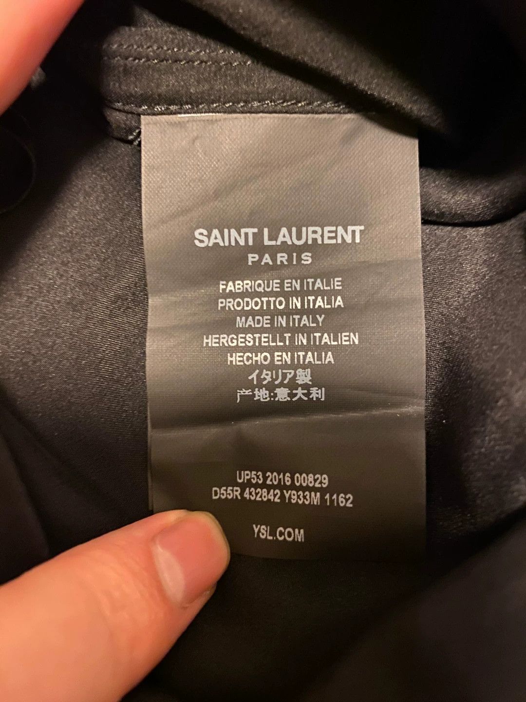 Saint Laurent Paris Saint Laurent Paris Mulberry silk shirt Size US XL / EU 56 / 4 - 4 Thumbnail