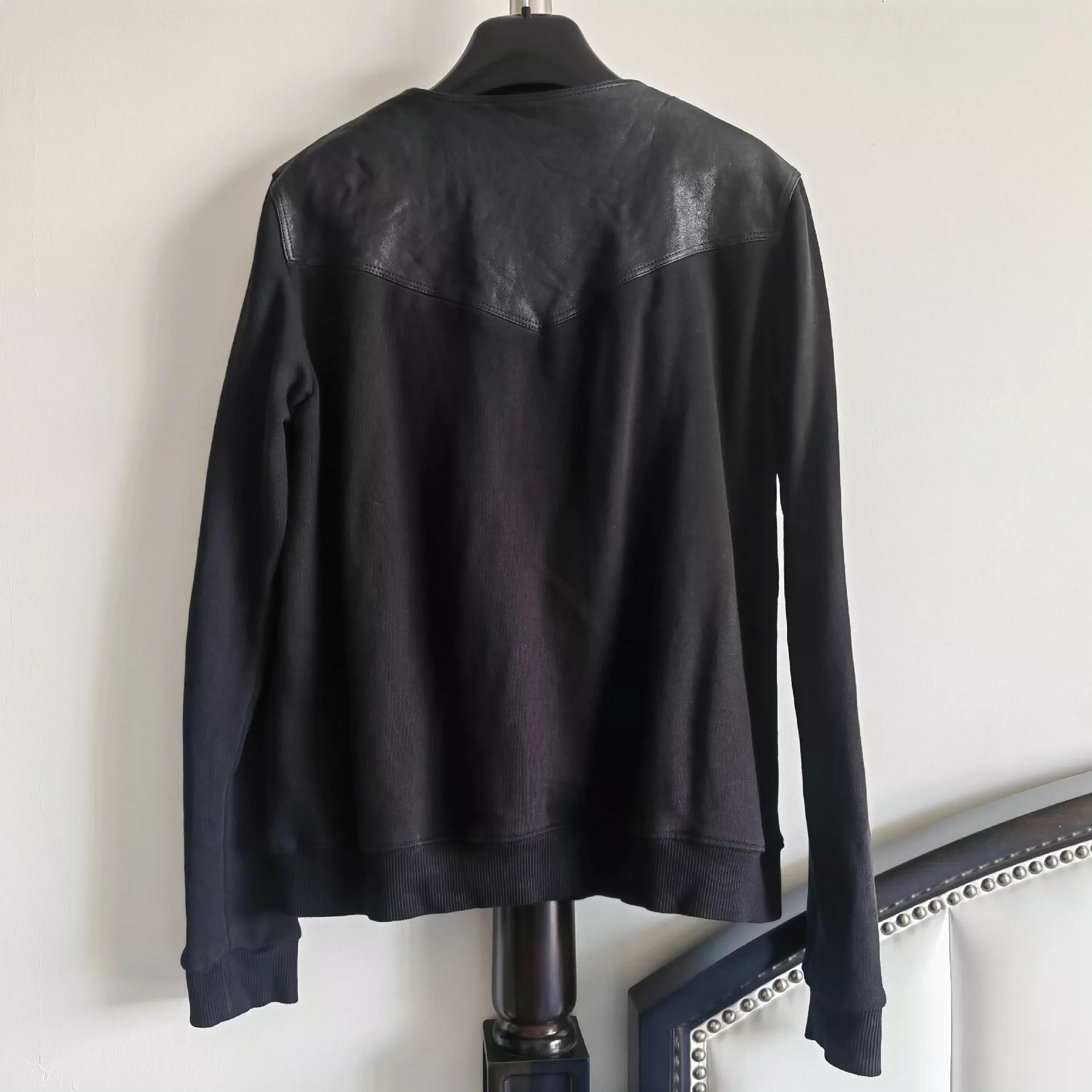 Saint Laurent Paris Saint Laurent Paris 15ss split leather sweatshirt Size US L / EU 52-54 / 3 - 2 Thumbnail
