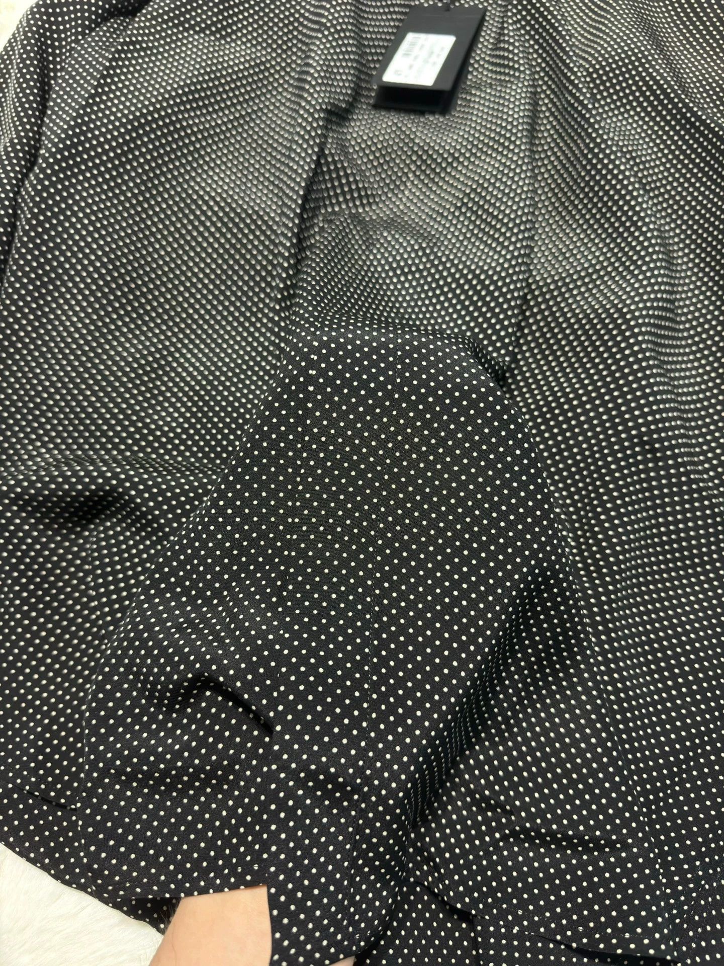 Saint Laurent Paris Saint Laurent Paris Men's silk polka dot shirt Size US S / EU 44-46 / 1 - 9 Thumbnail