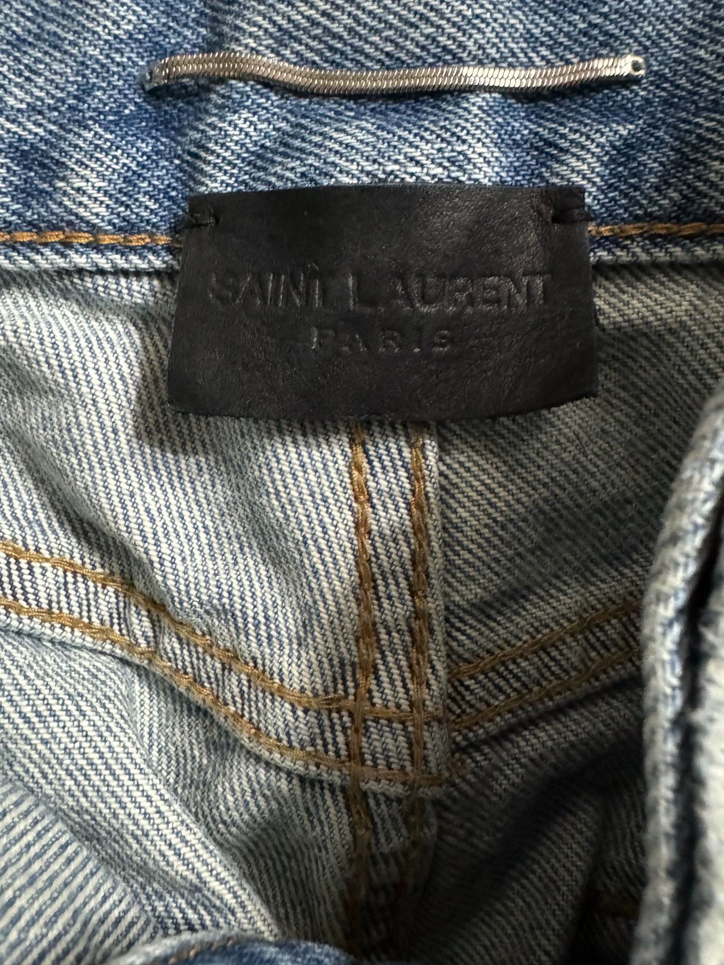 Saint Laurent Paris Saint Laurent Paris Japanese made jeans Size US 28 / EU 44 - 5 Thumbnail